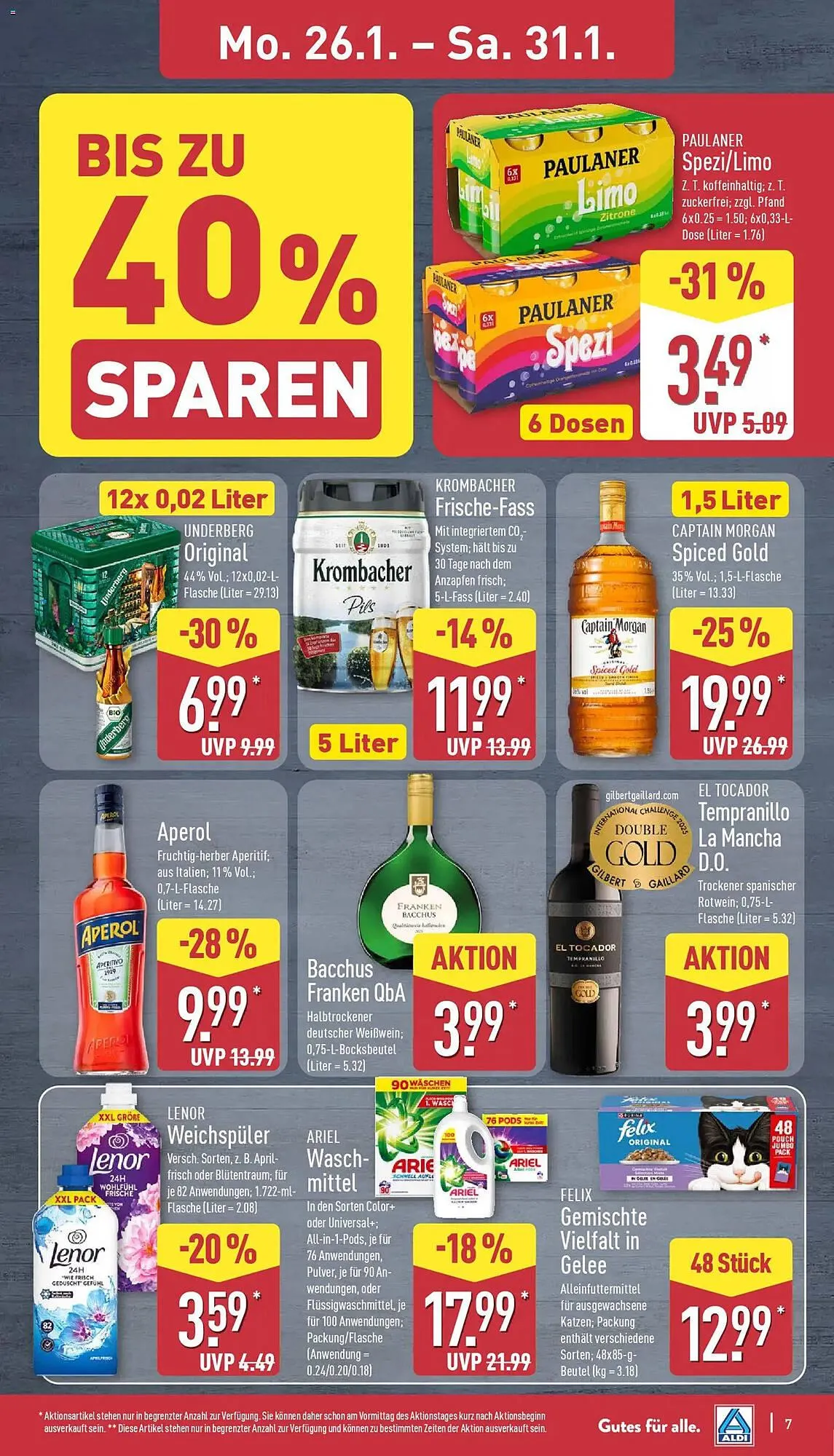 Aldi Nord Prospekt von 26. Januar bis 31. Januar 2026 - Prospekt seite 9