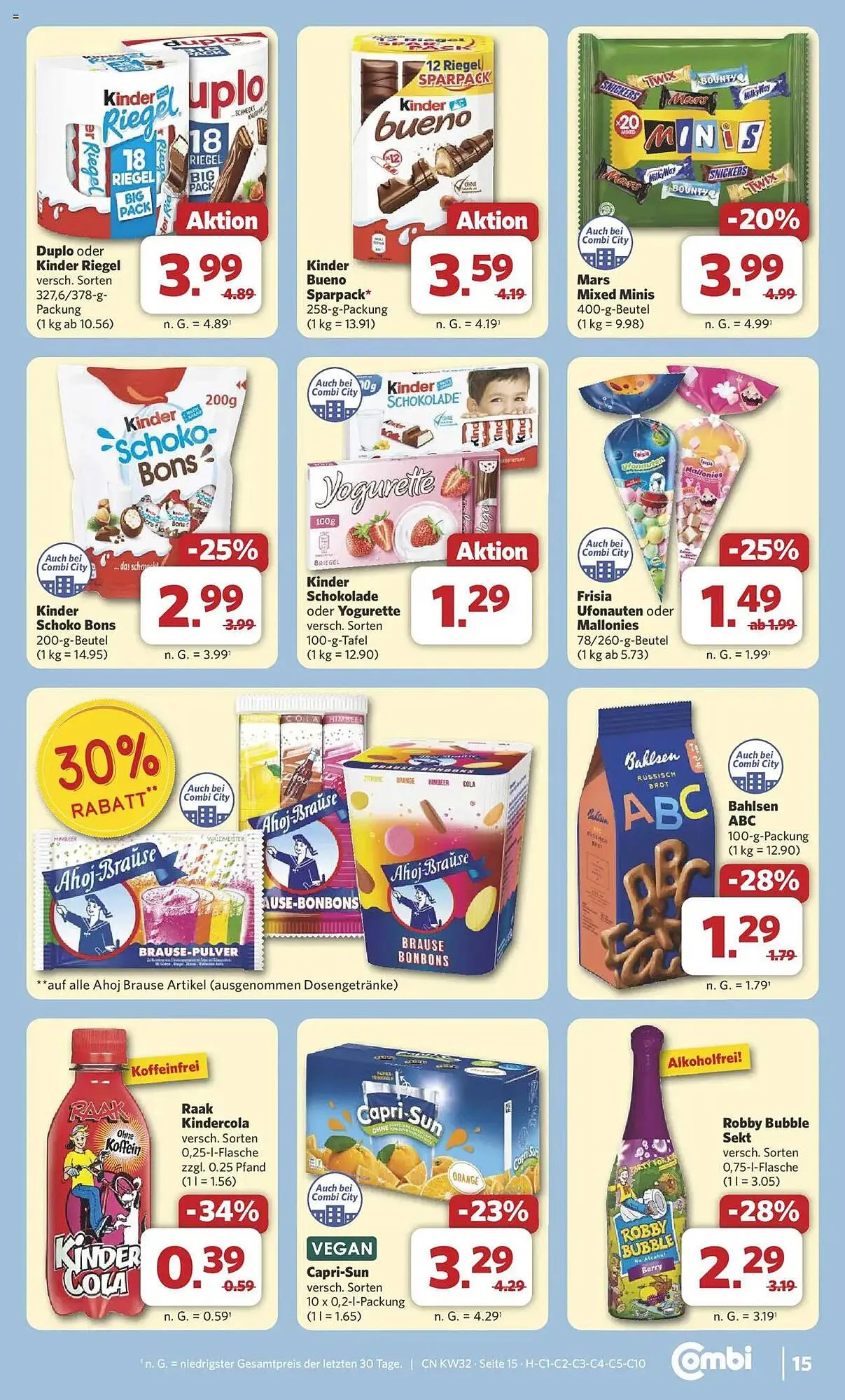 Combi Prospekt von 3. August bis 9. August 2025 - Prospekt seite 17