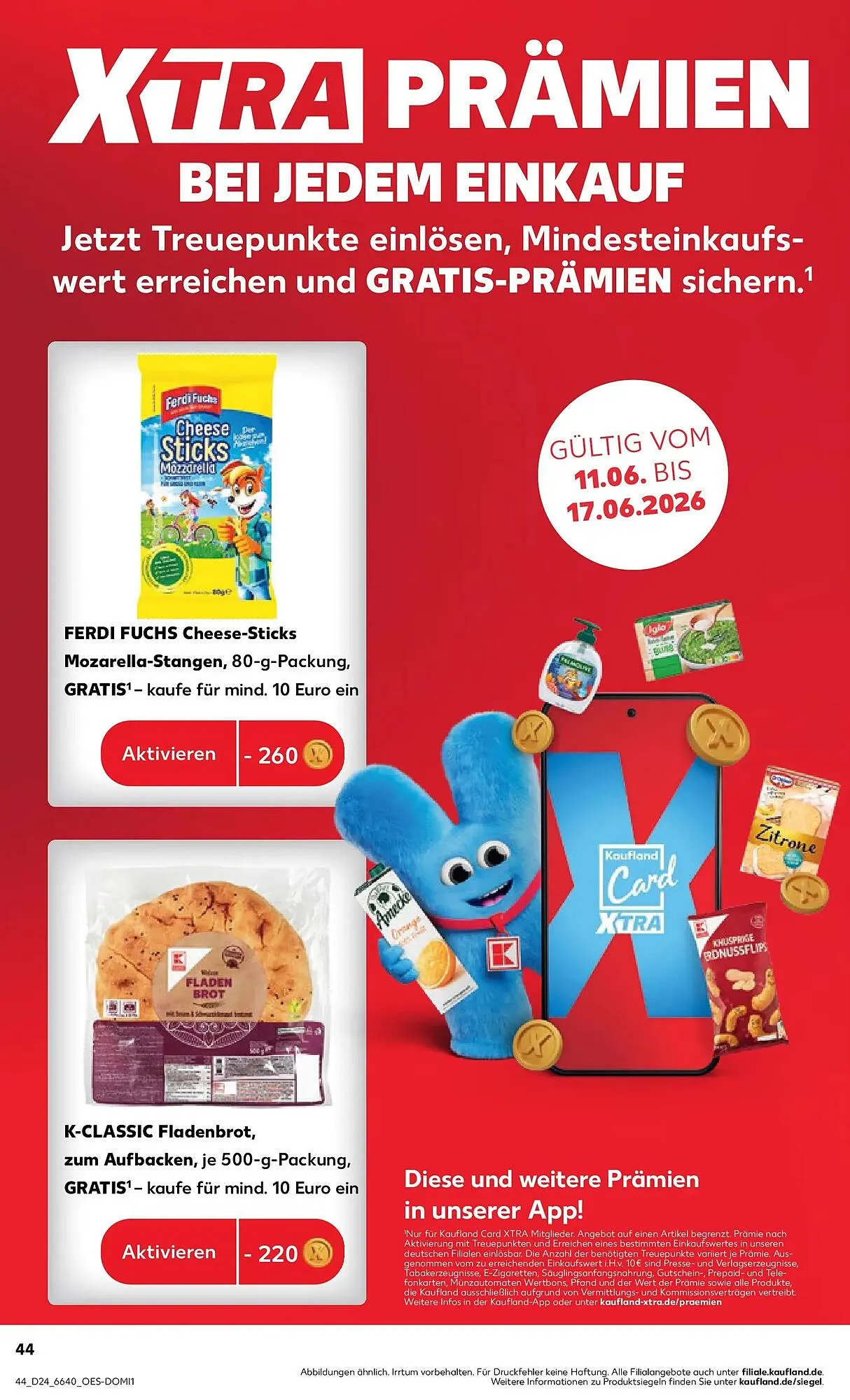 Kaufland Prospekt von 11. Juni bis 17. Juni 2026 - Prospekt seite 44