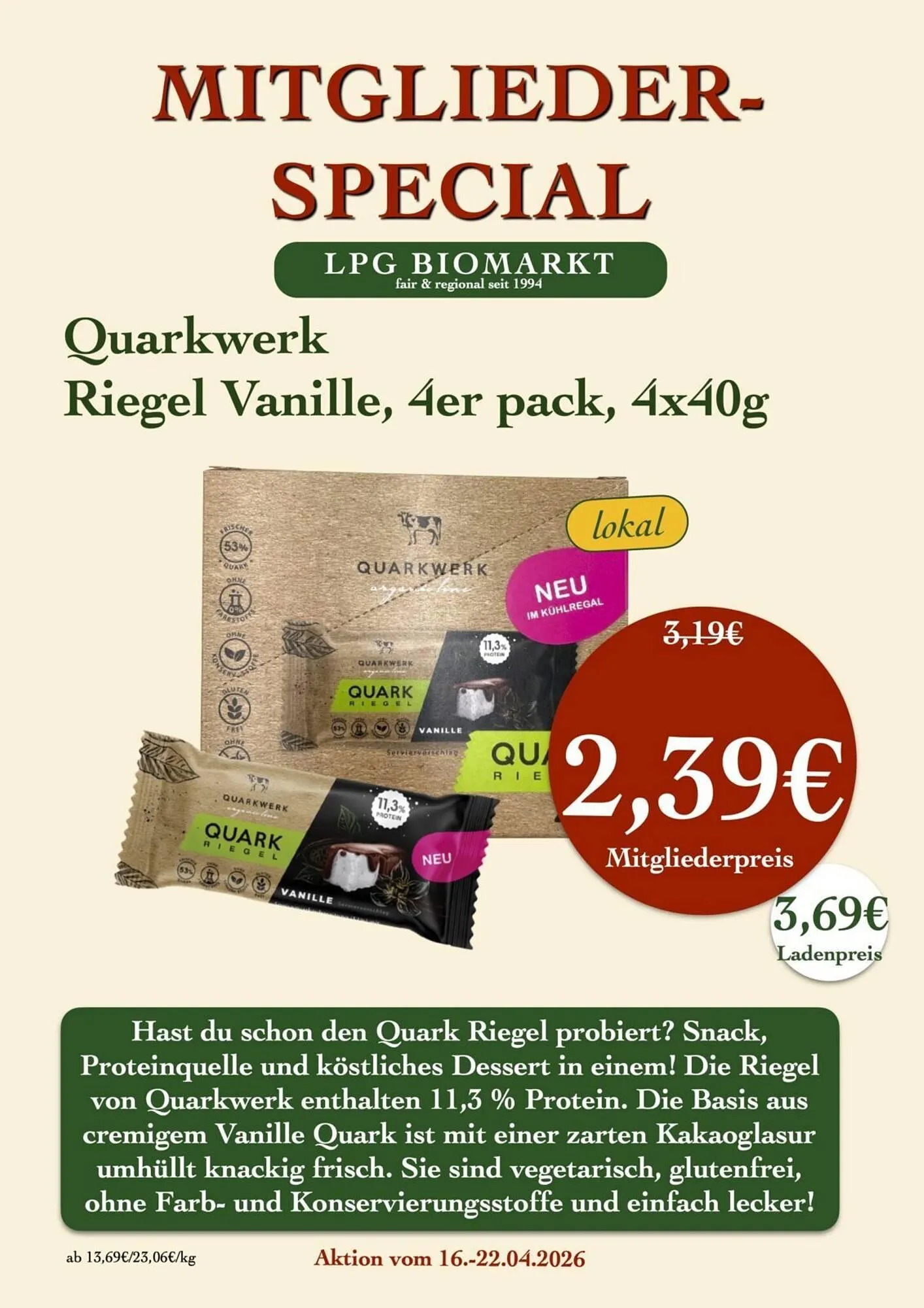 LPG Biomarkt Prospekt von 16. April bis 22. April 2026 - Prospekt seite 11