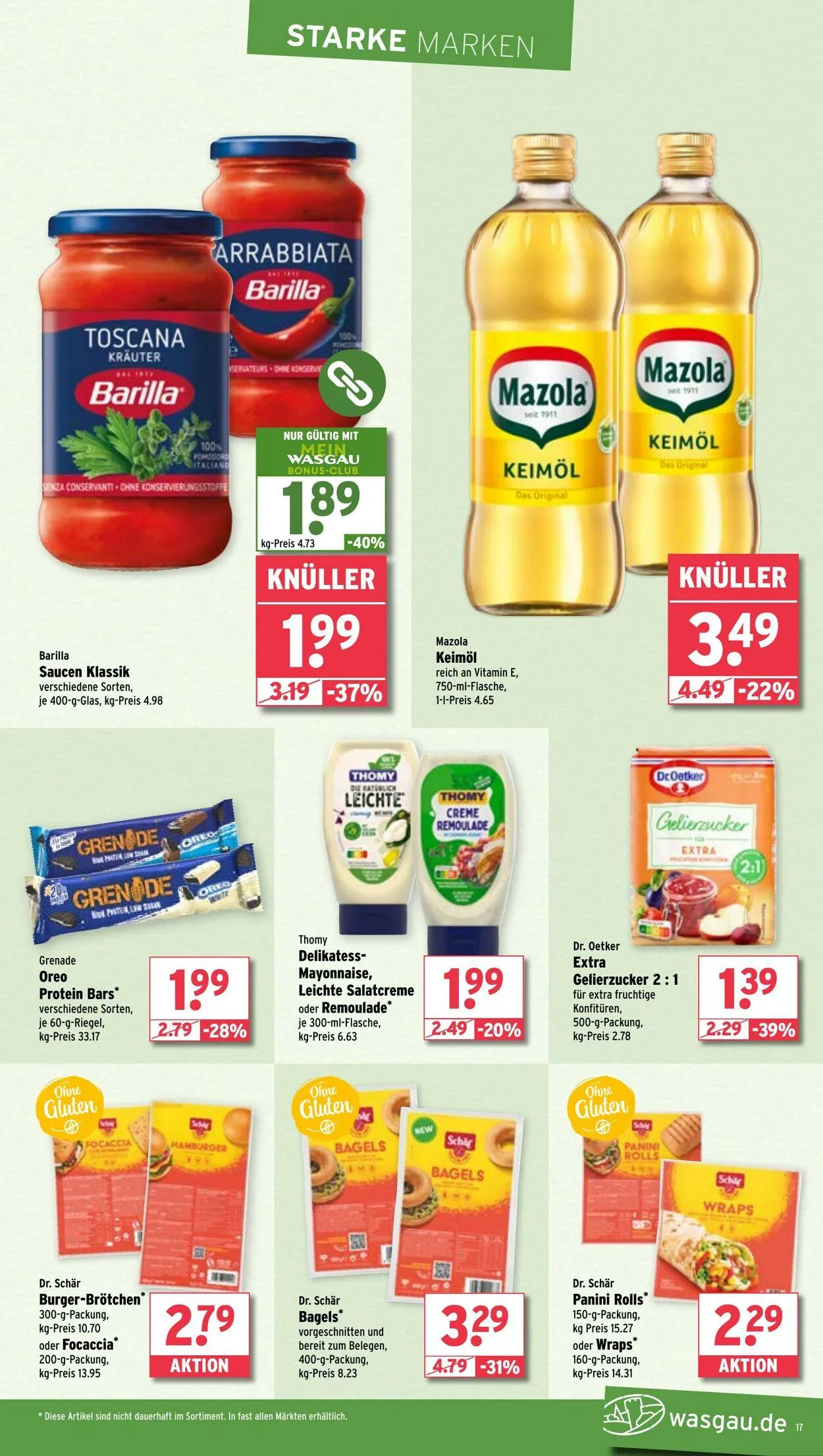 Wasgau von 9. Juni bis 14. Juni 2025 - Prospekt seite 17