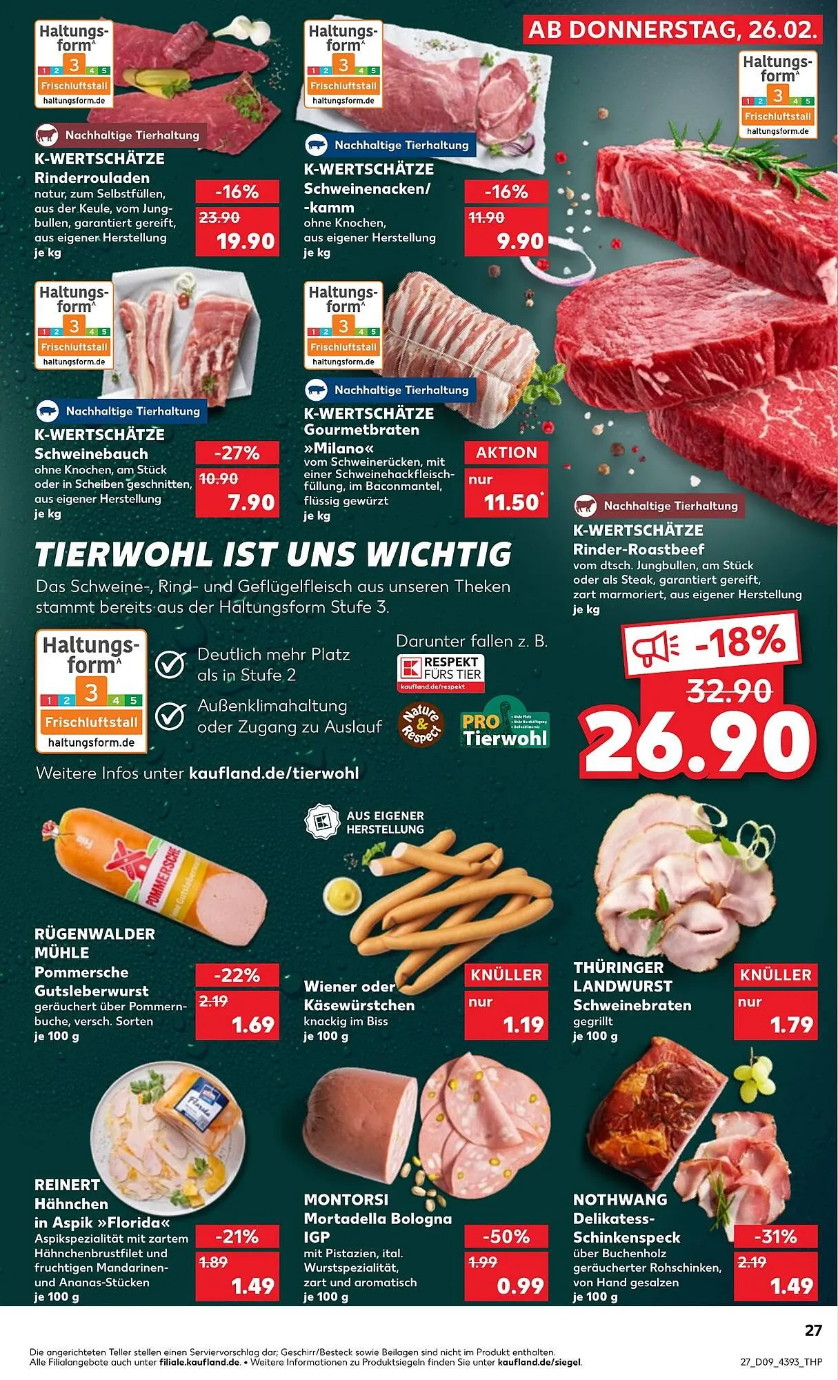 Kaufland Prospekt von 25. Februar bis 3. März 2026 - Prospekt seite 27