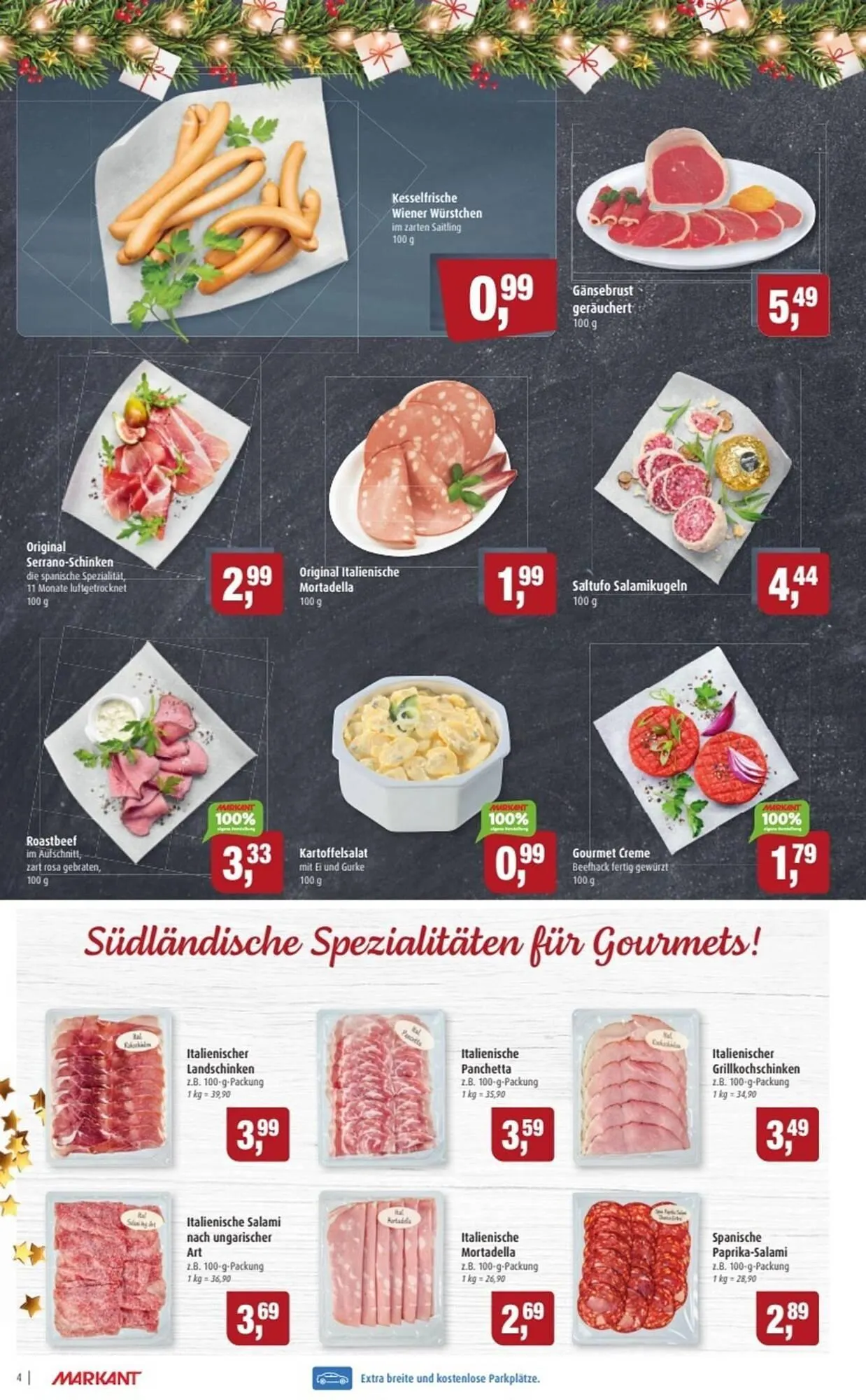 Markant Prospekt von 22. Dezember bis 27. Dezember 2025 - Prospekt seite 4