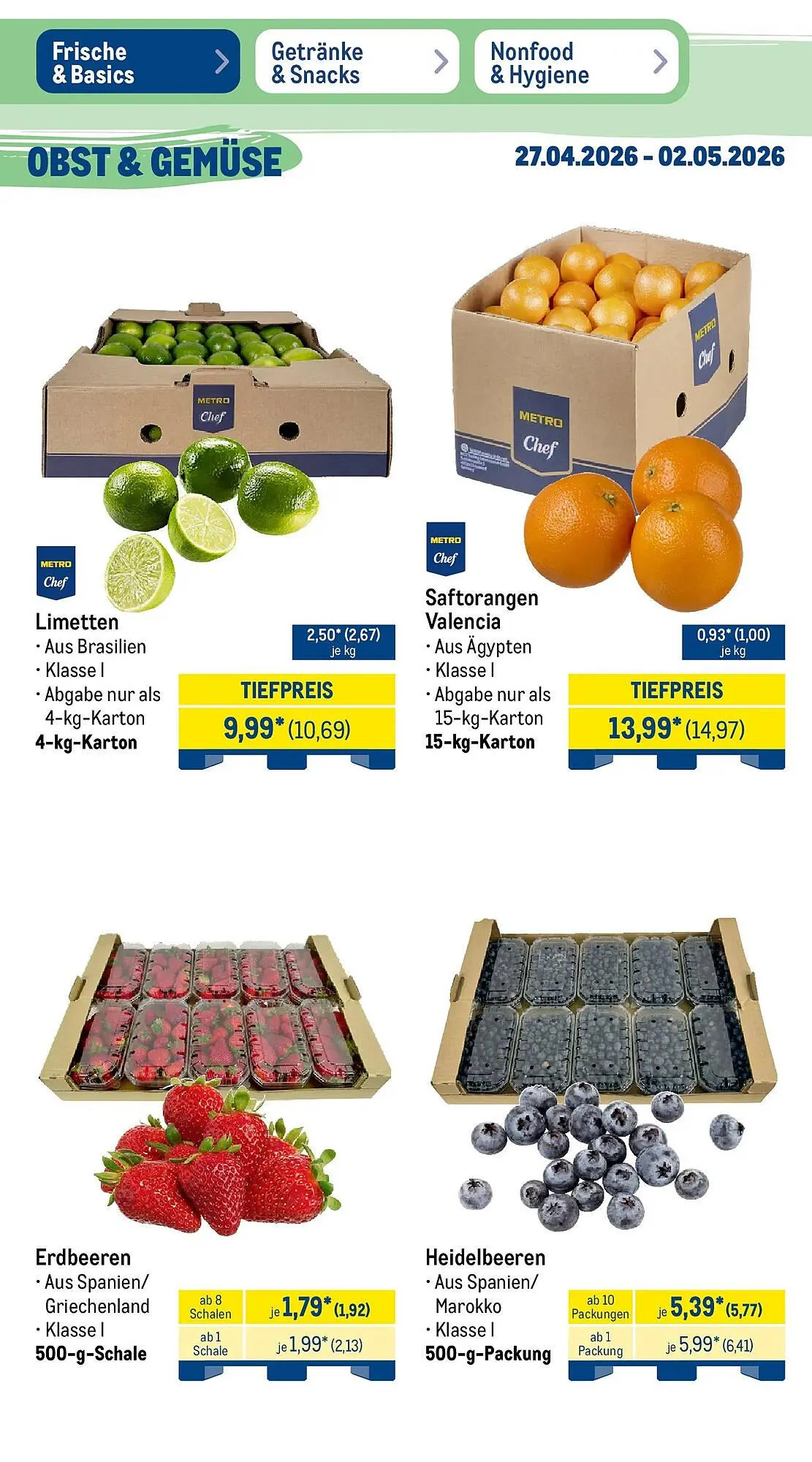 METRO Prospekt von 26. April bis 2. Mai 2026 - Prospekt seite 9