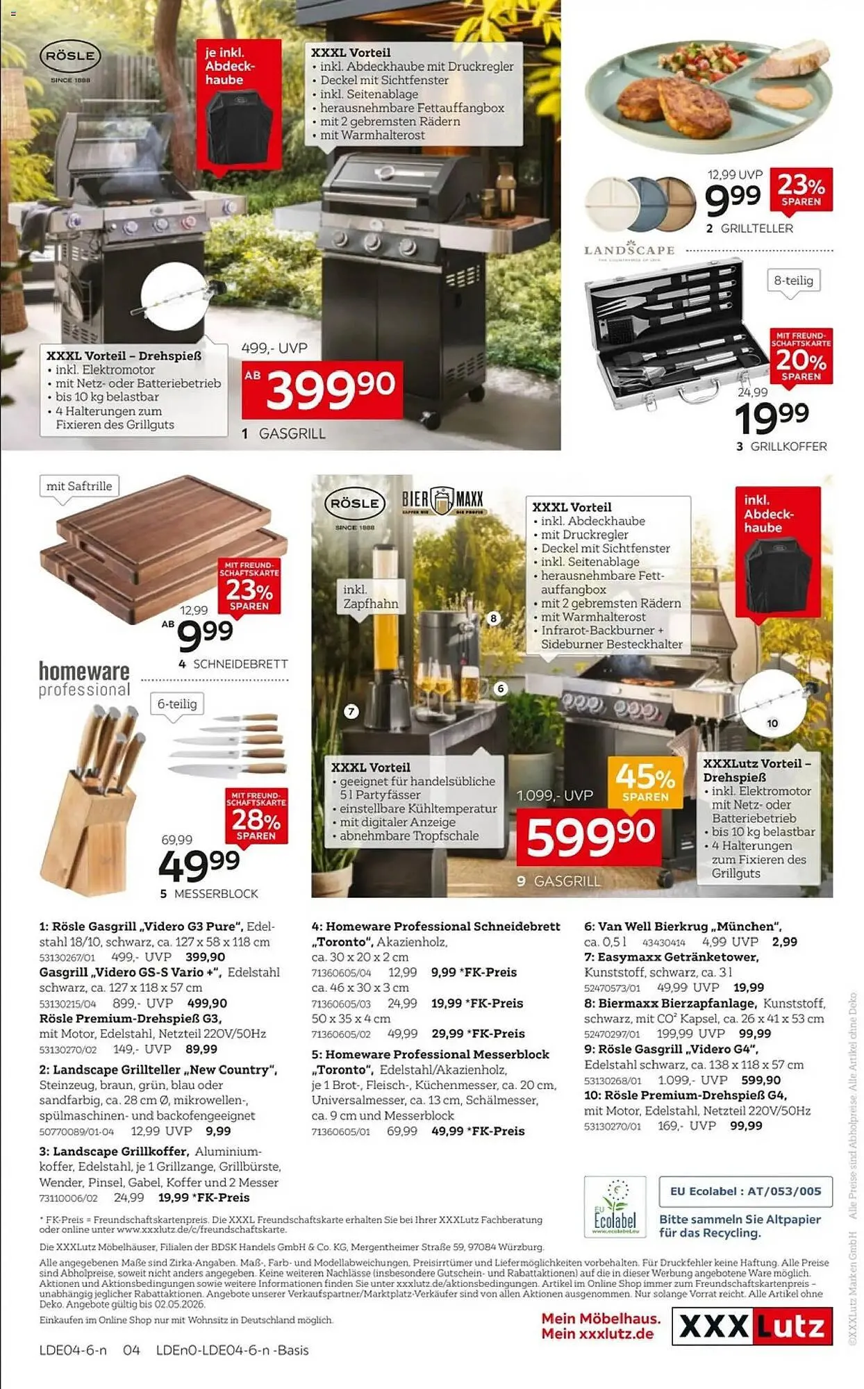 XXXLutz Prospekt von 11. April bis 2. Mai 2026 - Prospekt seite 4