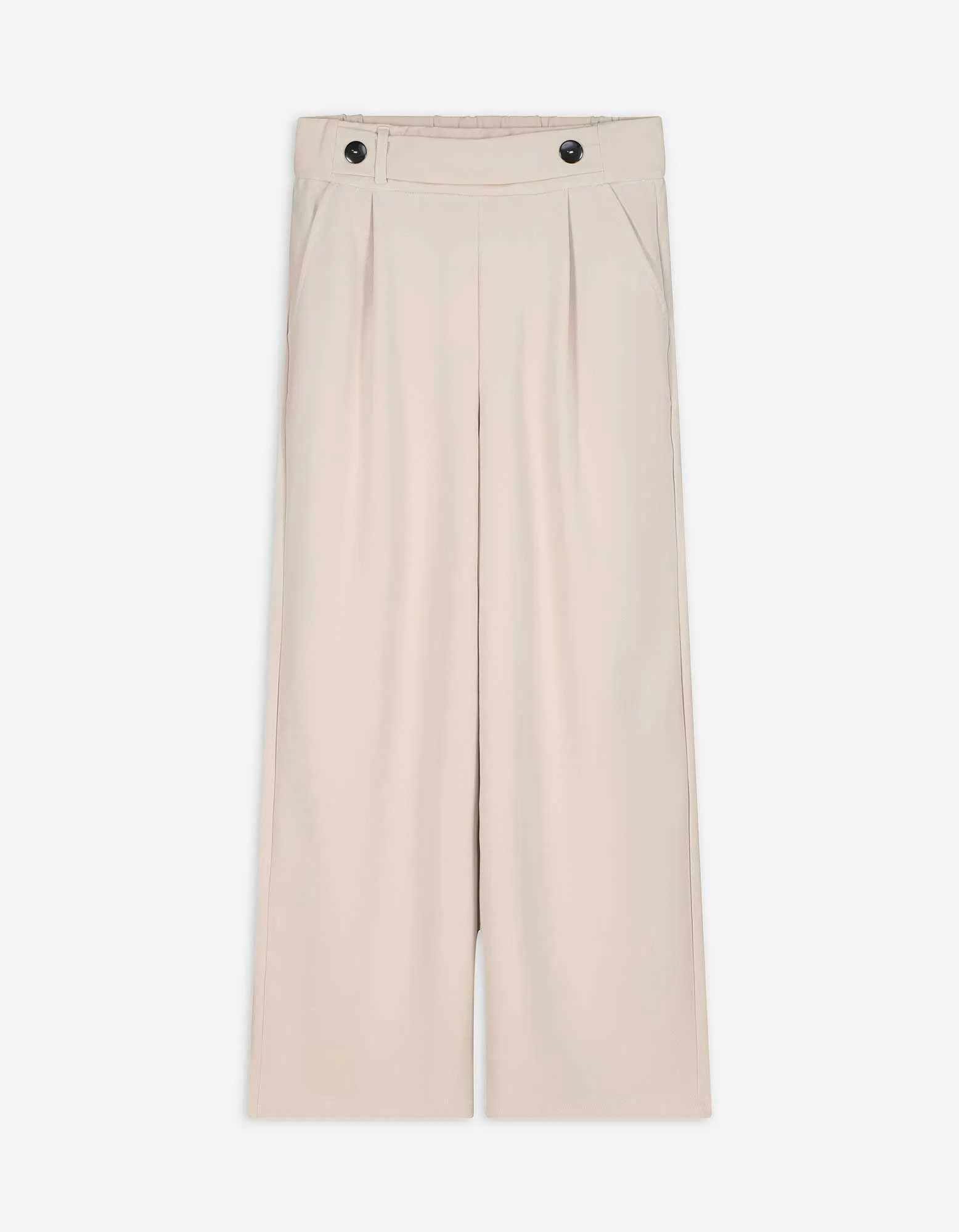 Hose - einfarbig - beige