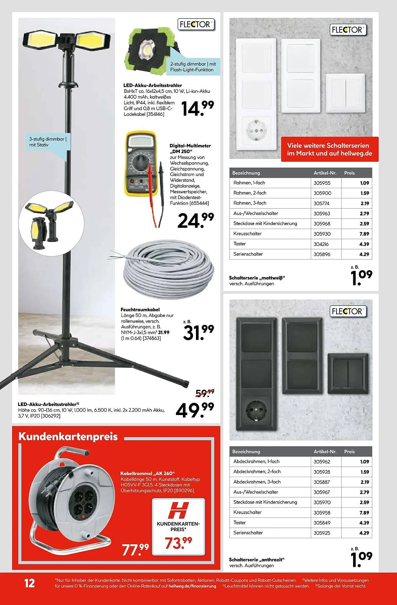 Hellweg Prospekt von 26. Mai bis 1. Juni 2025 - Prospekt seite 12