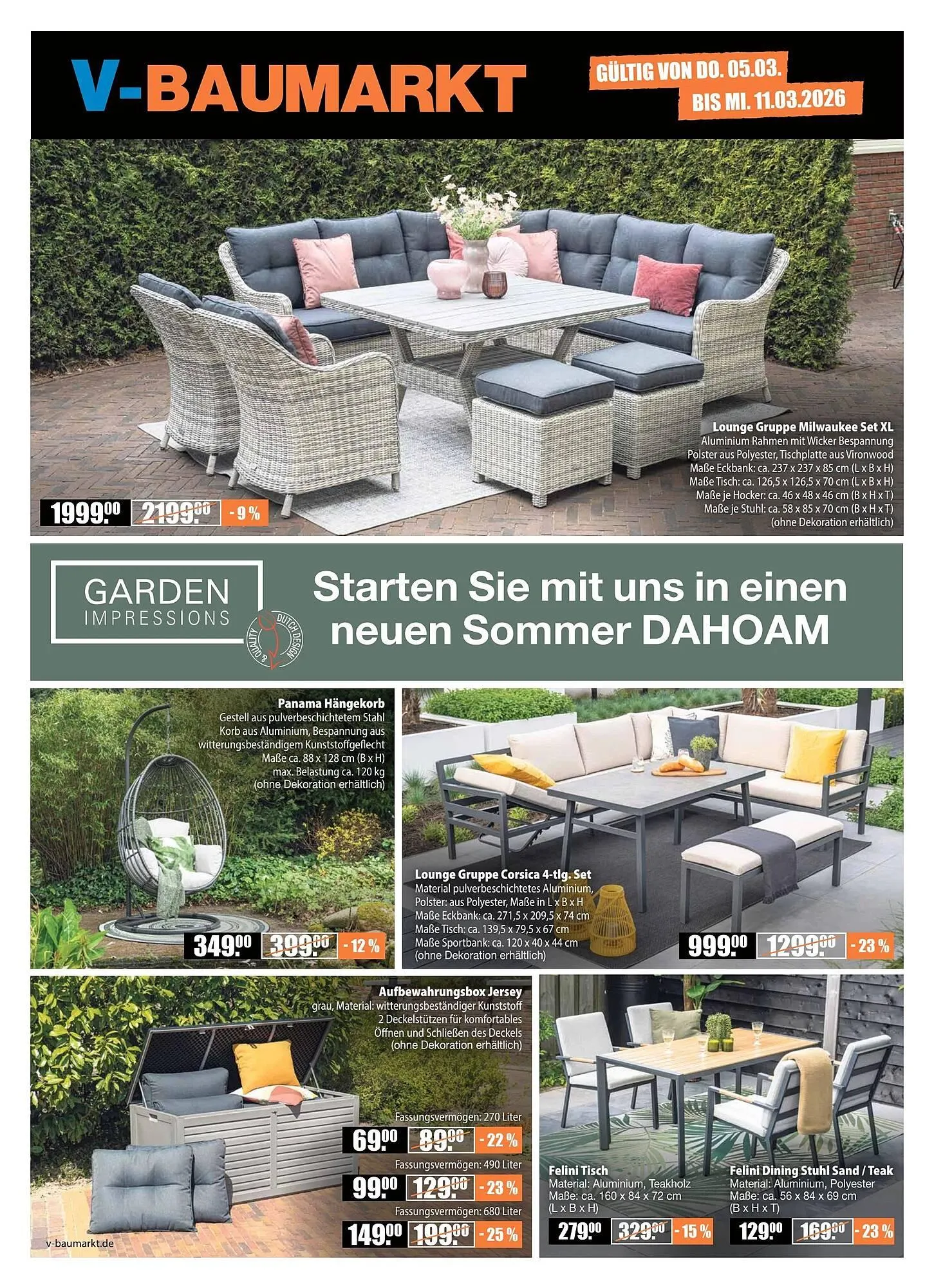 V Baumarkt Prospekt - 1