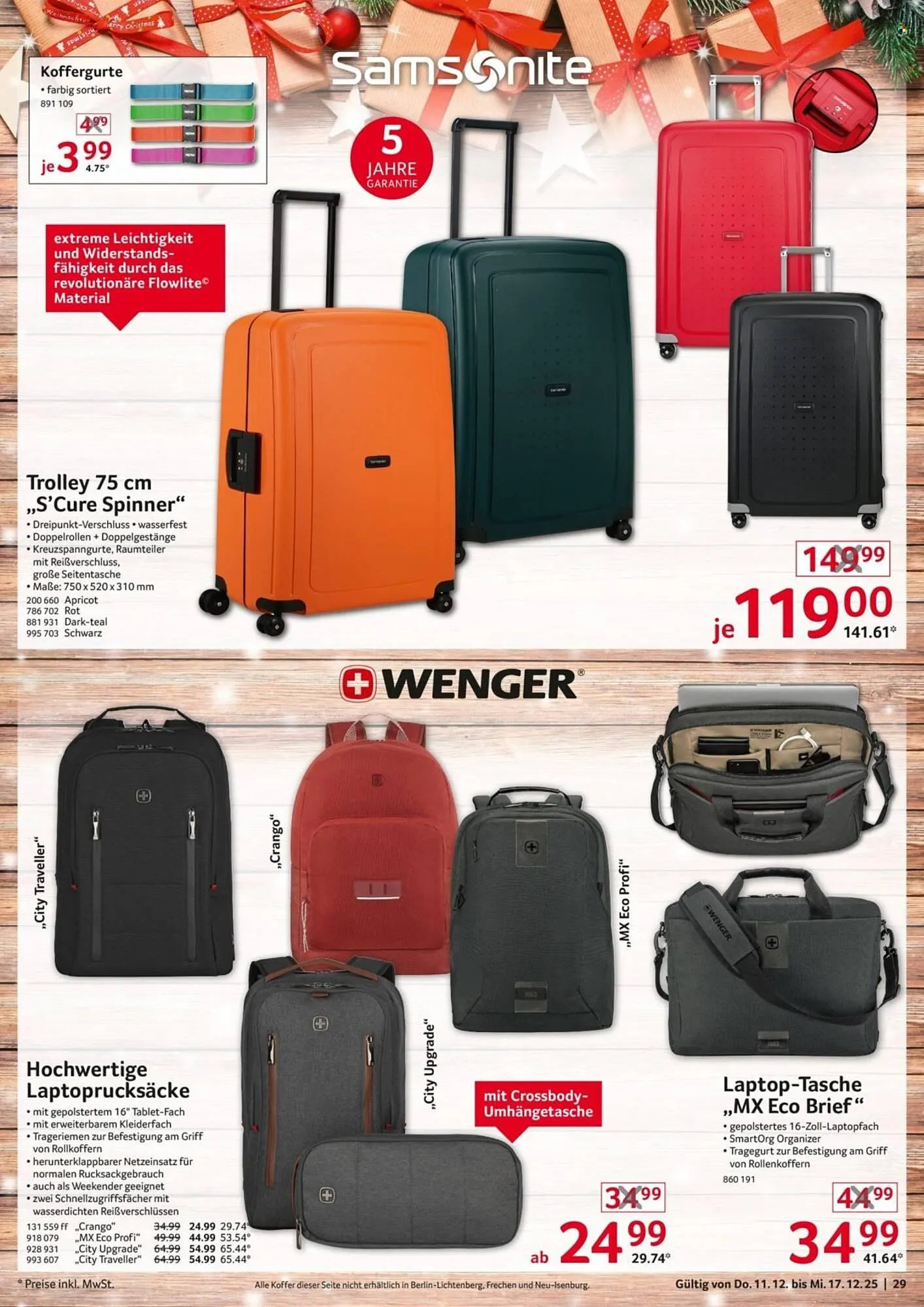 Selgros Prospekt von 11. Dezember bis 17. Dezember 2025 - Prospekt seite 29