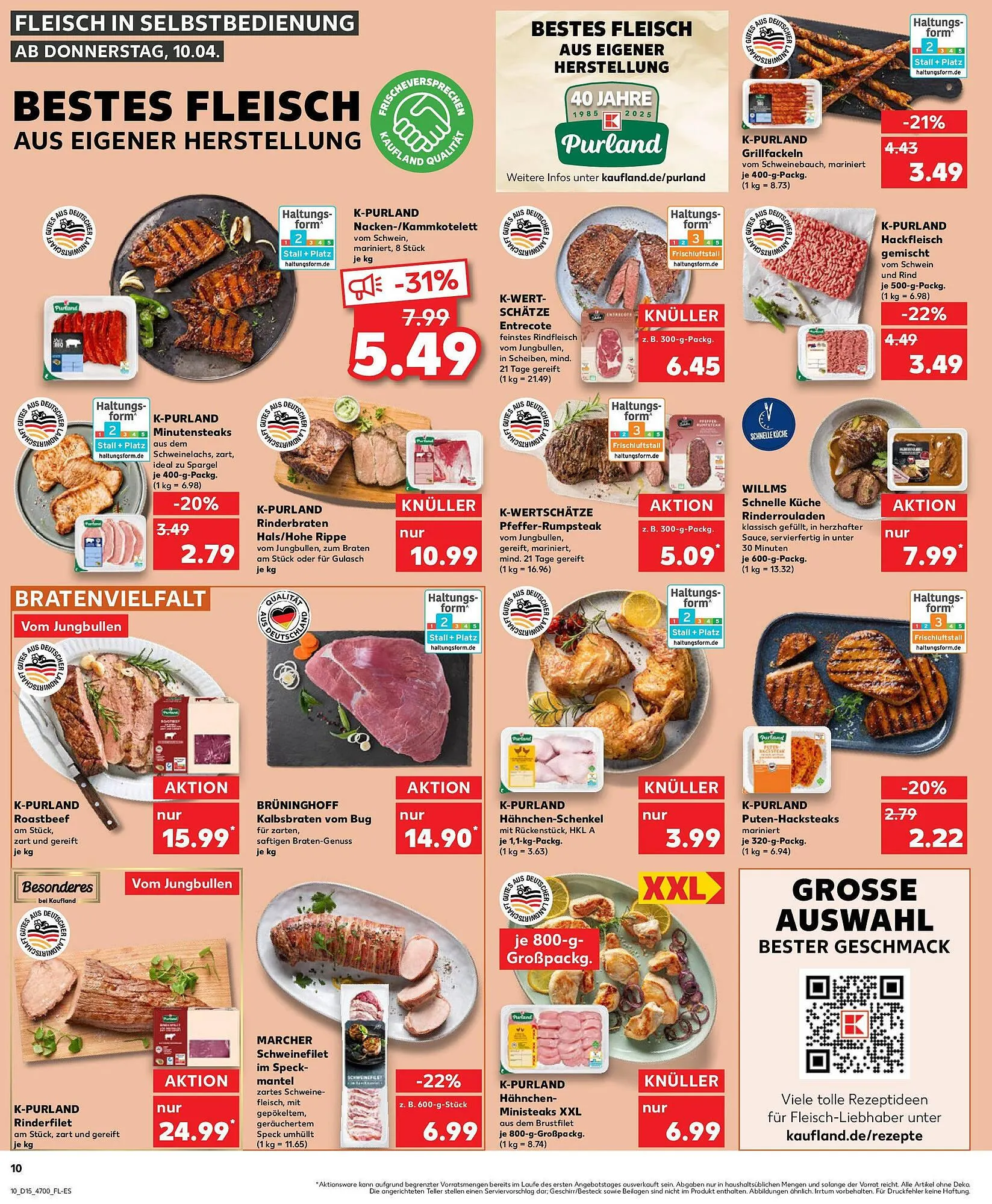 Kaufland Prospekt von 9. April bis 16. April 2025 - Prospekt seite 10
