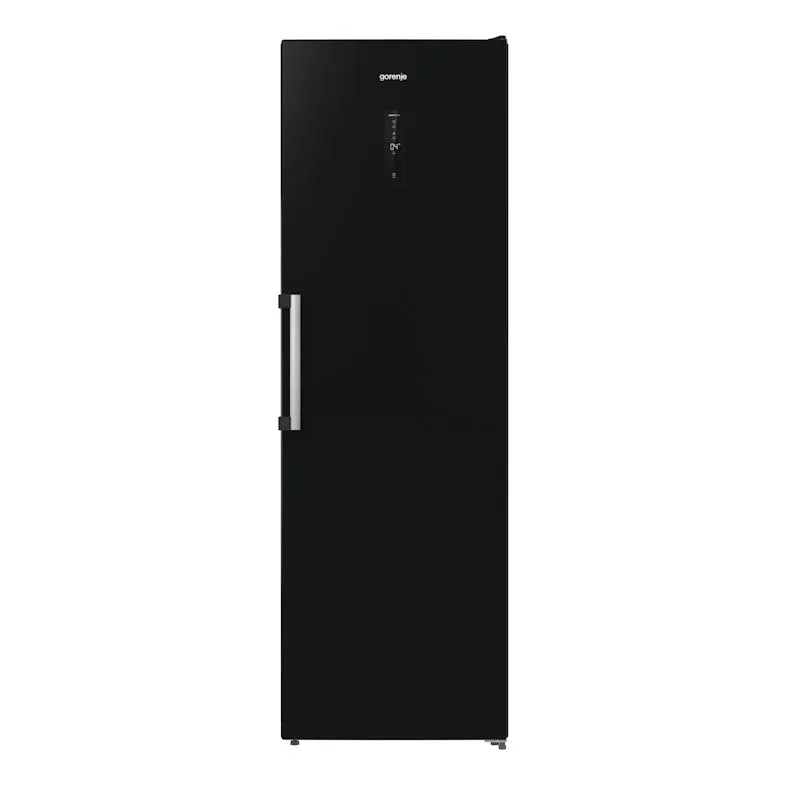 Gorenje R619DABK6 Koelkast - H 185 cm, B 59,5 cm, Energielabel D, Display in de deur, FreshZone, zwart, Handgreep met openingsmechanisme 741829