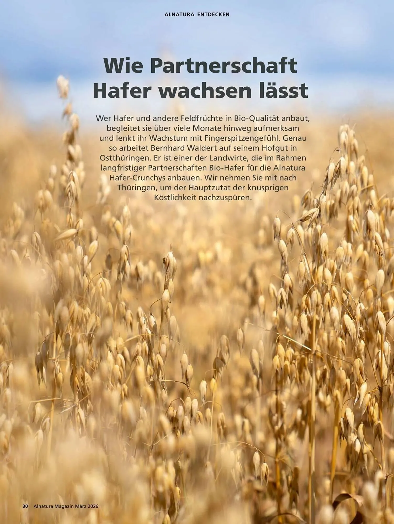 Alnatura Magazin von 4. März bis 1. April 2026 - Prospekt seite 30