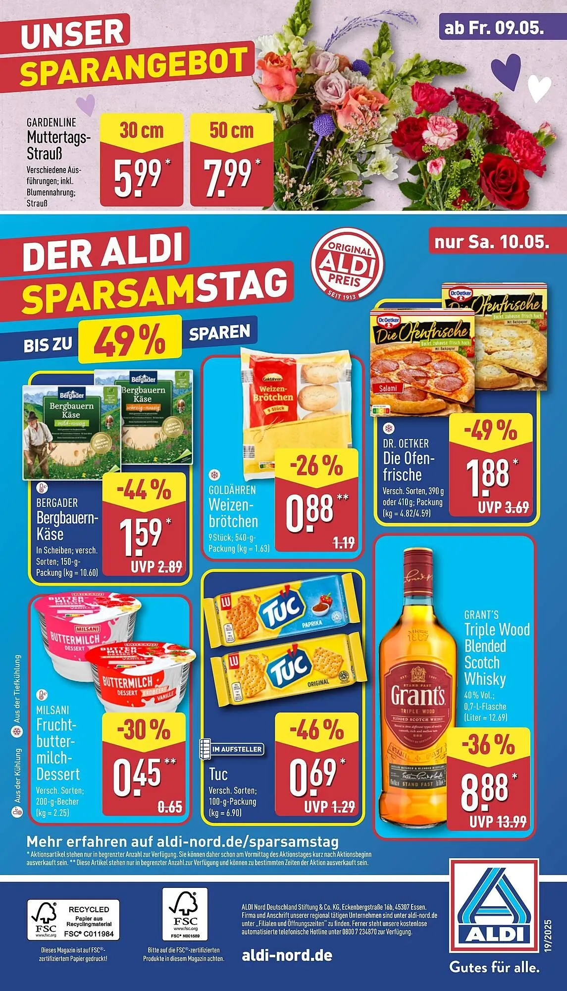 Aldi Nord Prospekt von 5. Mai bis 11. Mai 2025 - Prospekt seite 42