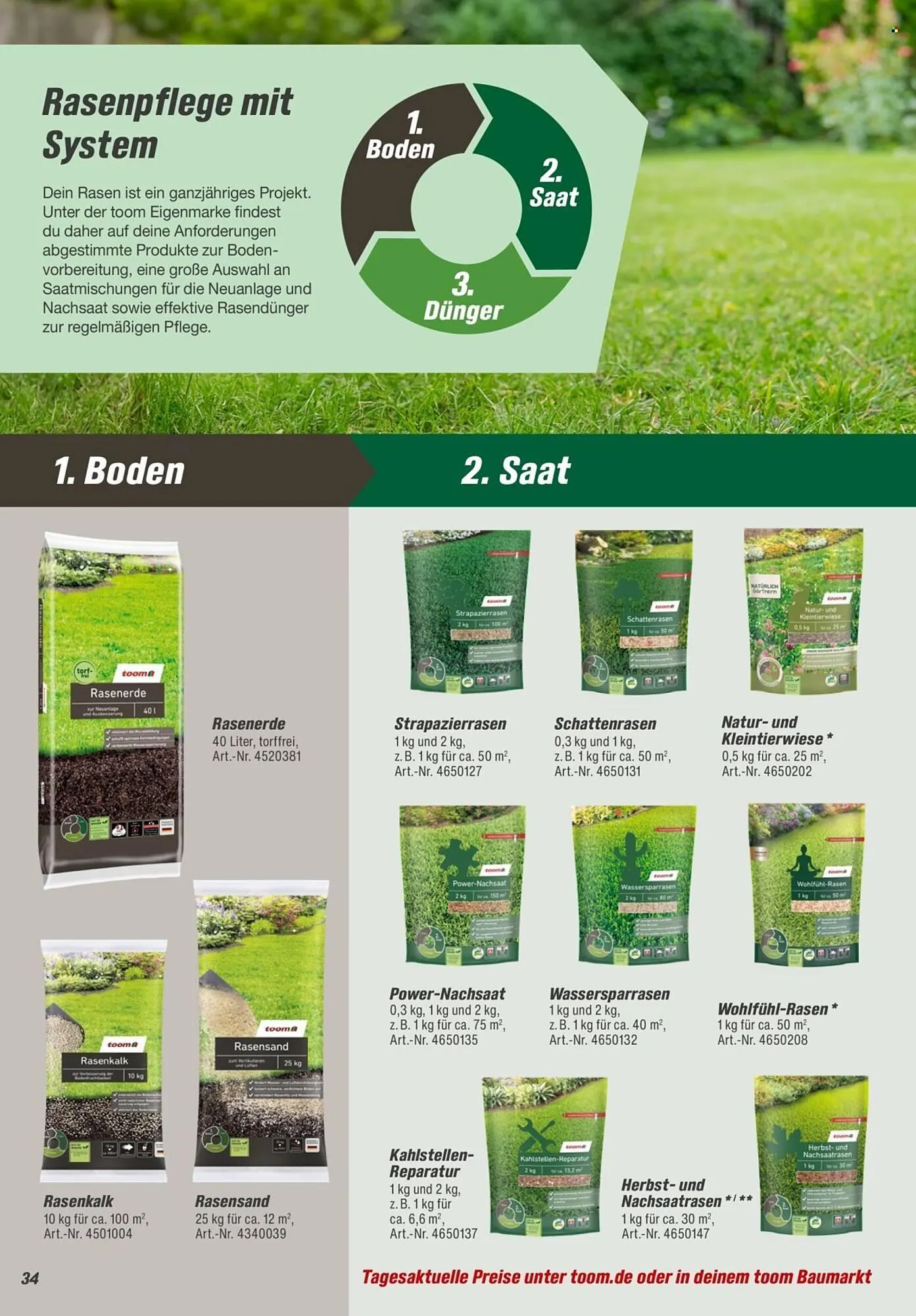 Toom Baumarkt Prospekt von 31. Januar bis 31. März 2026 - Prospekt seite 34