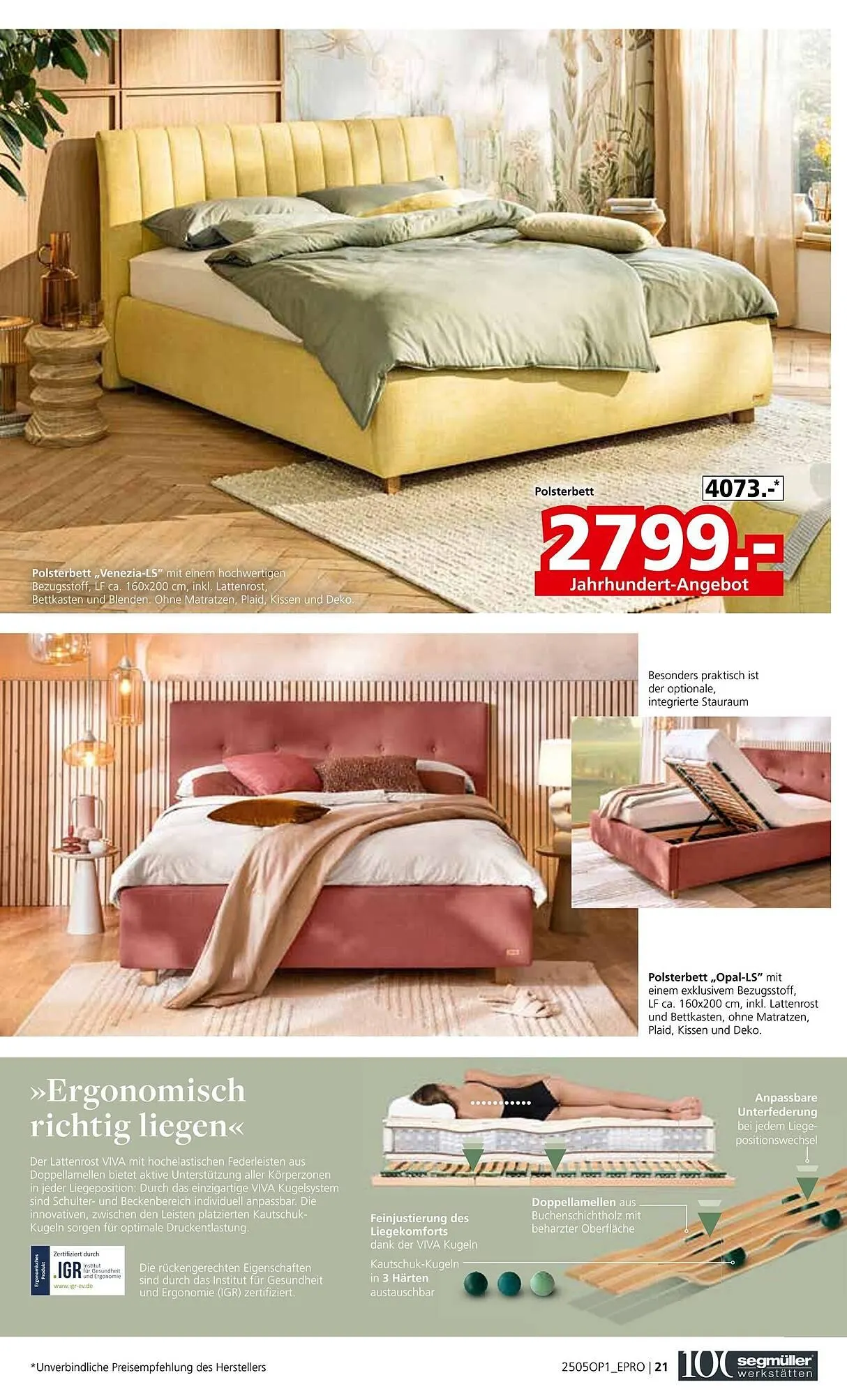 Segmüller Prospekt von 24. Mai bis 31. August 2025 - Prospekt seite 21