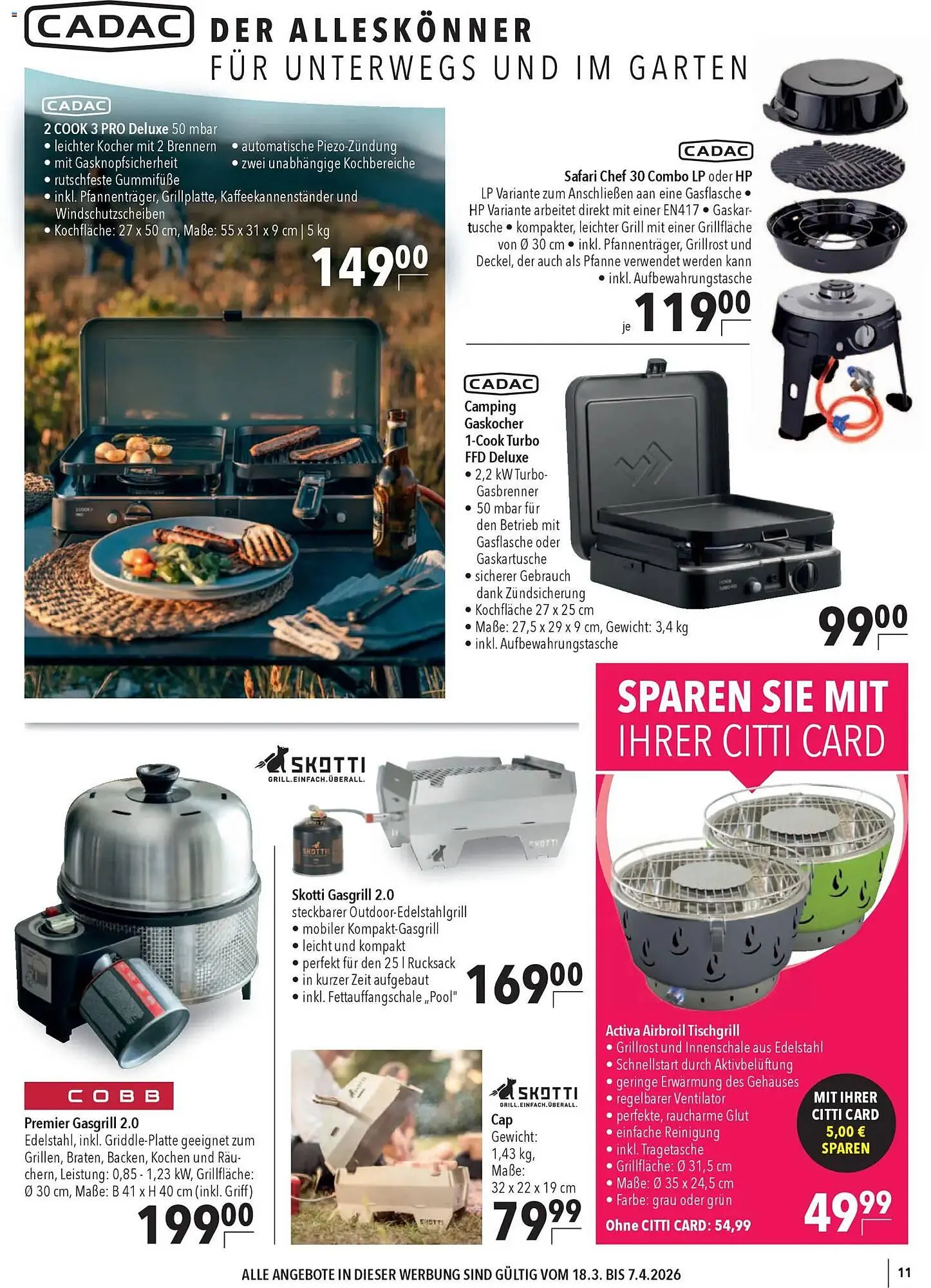 CITTI Markt Prospekt von 18. März bis 7. April 2026 - Prospekt seite 11