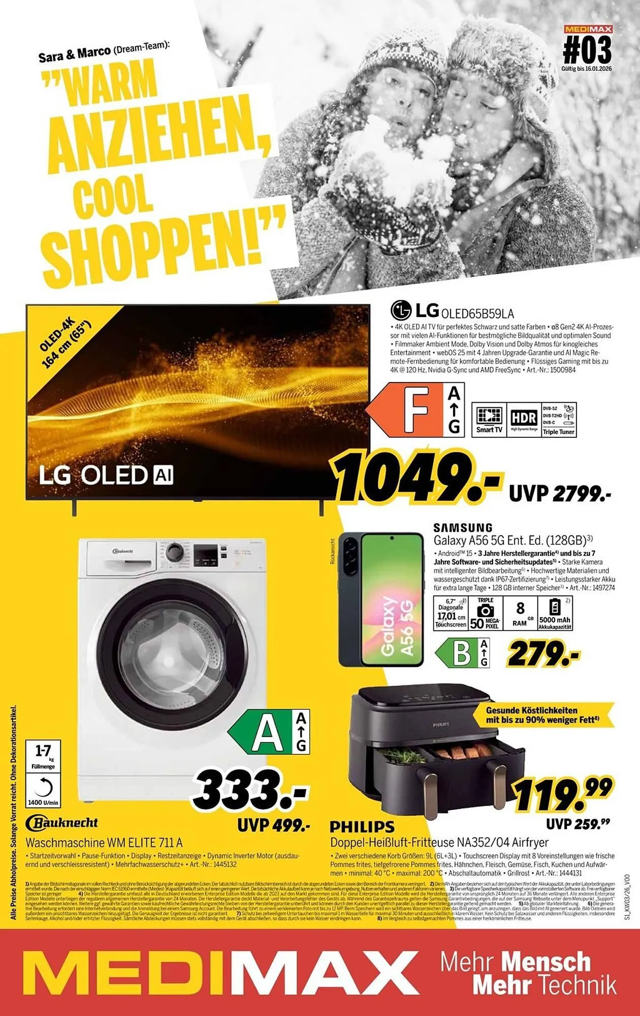 MEDIMAX Prospekt von 9. Januar bis 16. Januar 2026 - Prospekt seite 1