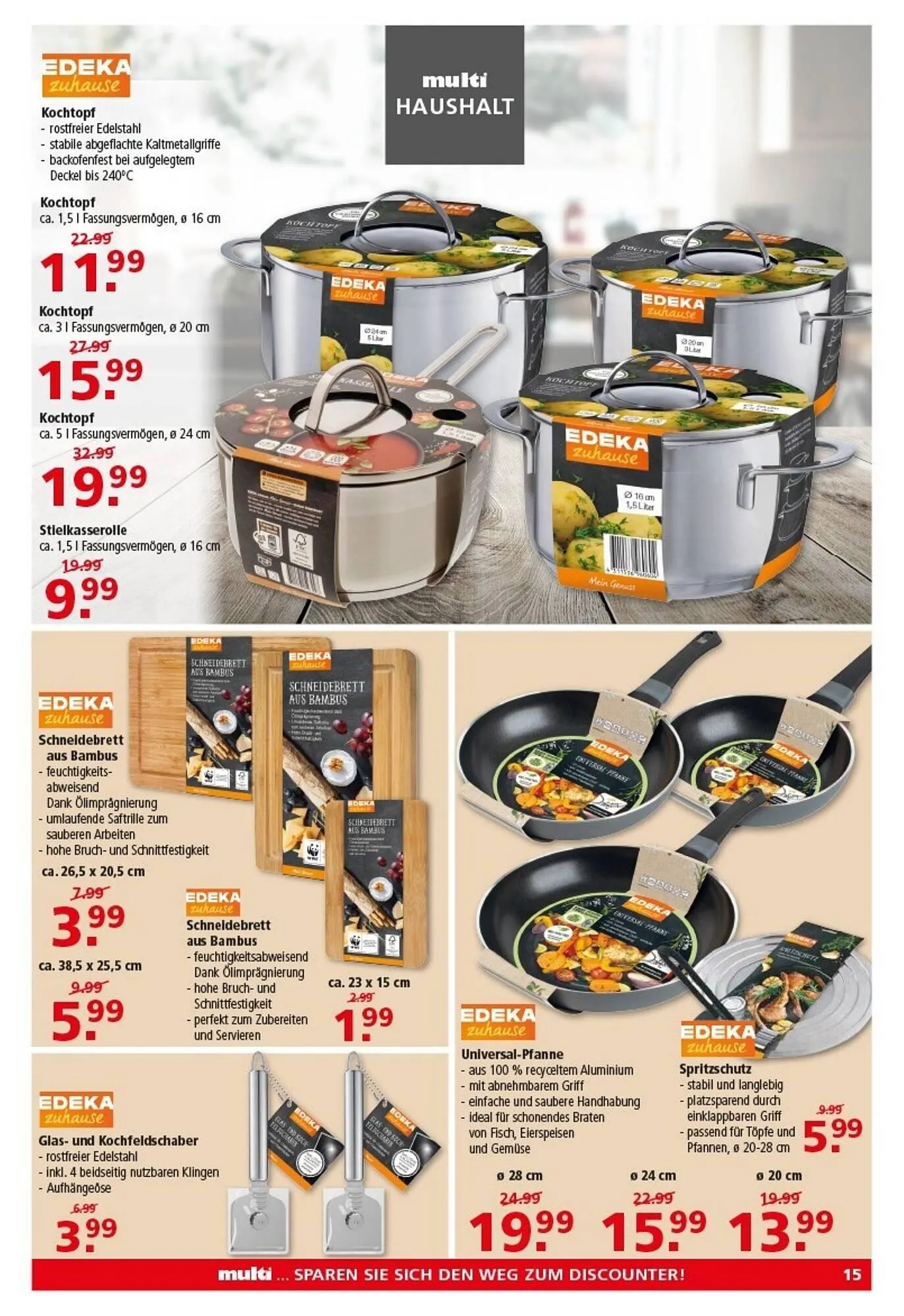 Multi Markt Prospekt von 30. Juni bis 5. Juli 2025 - Prospekt seite 15