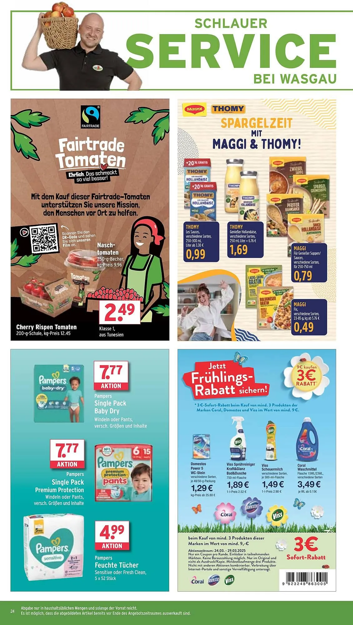 Wasgau Prospekt von 24. März bis 29. März 2025 - Prospekt seite 24