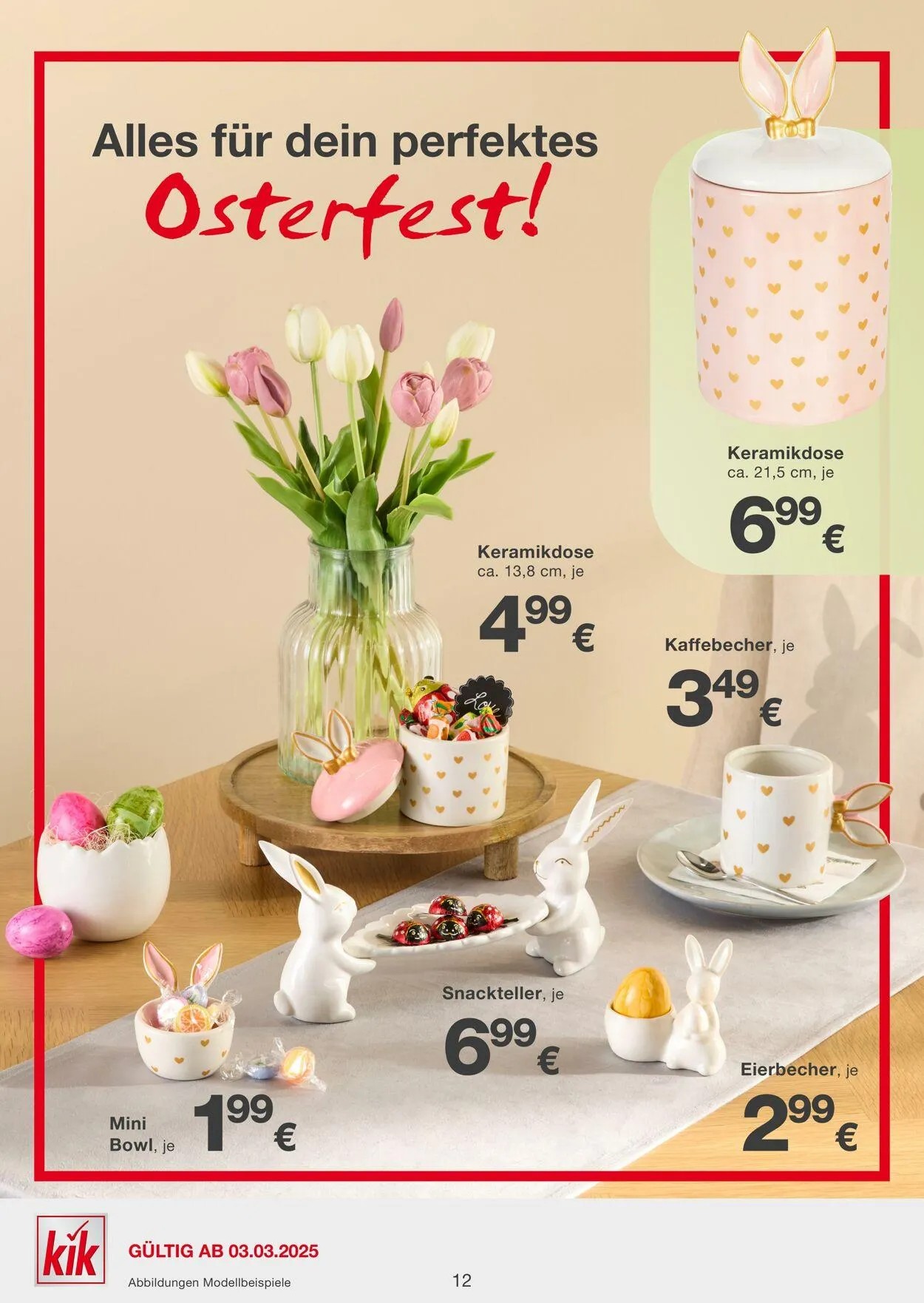 Kik Aktueller Prospekt von 3. März bis 19. April 2025 - Prospekt seite 12