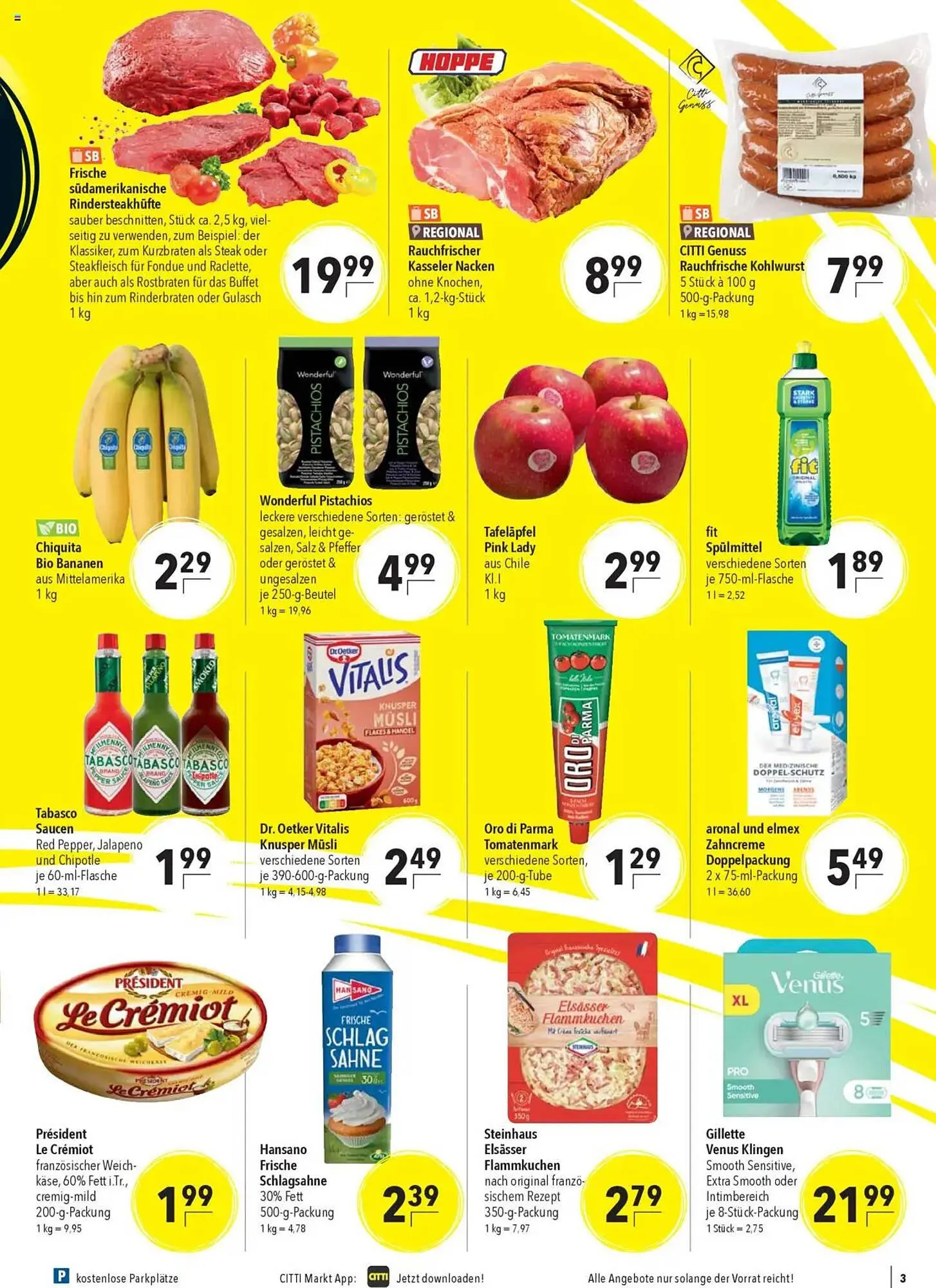 CITTI Markt Prospekt von 8. Oktober bis 14. Oktober 2025 - Prospekt seite 3