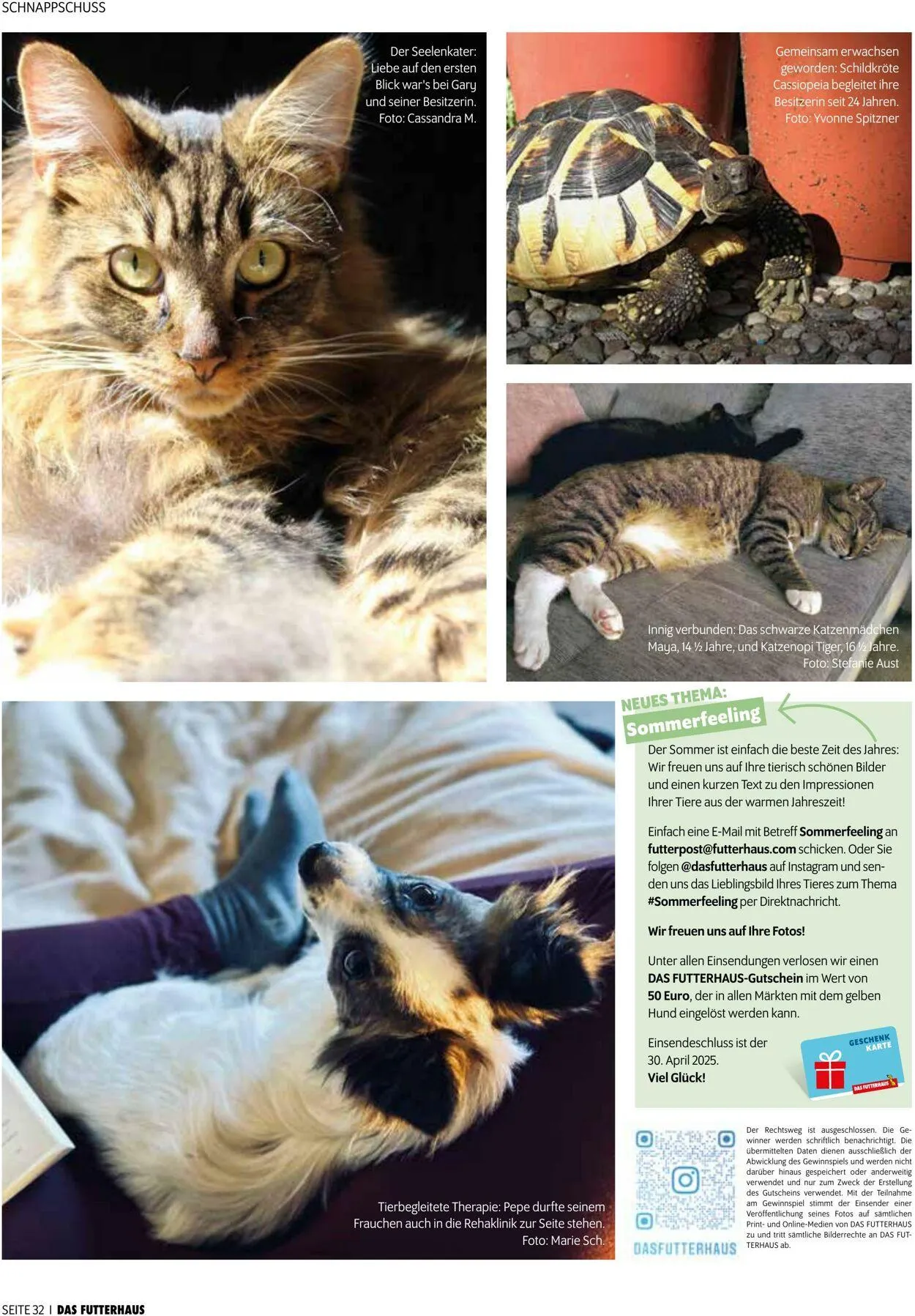 Futterhaus Aktueller Prospekt von 1. Mai bis 31. Mai 2025 - Prospekt seite 32