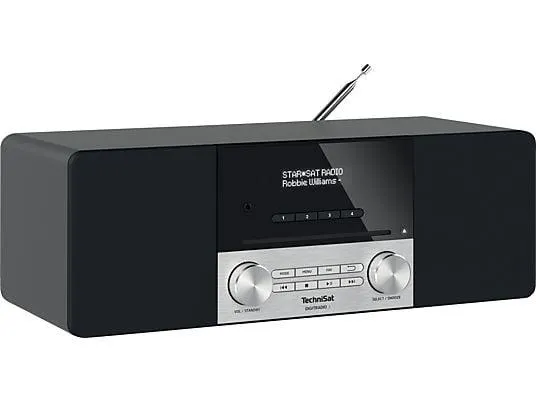TECHNISAT DIGITRADIO 3 DAB+ Radio, DAB+, Bluetooth, Schwarz/Silber