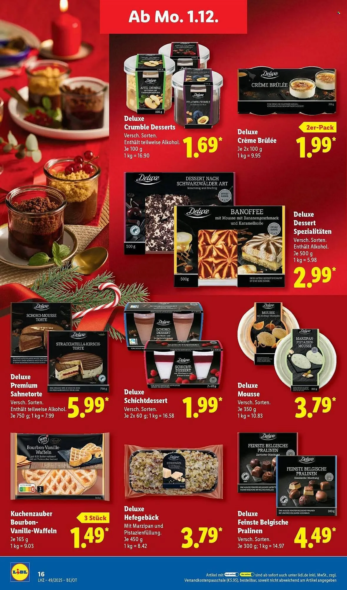 Lidl Prospekt von 1. Dezember bis 6. Dezember 2025 - Prospekt seite 26