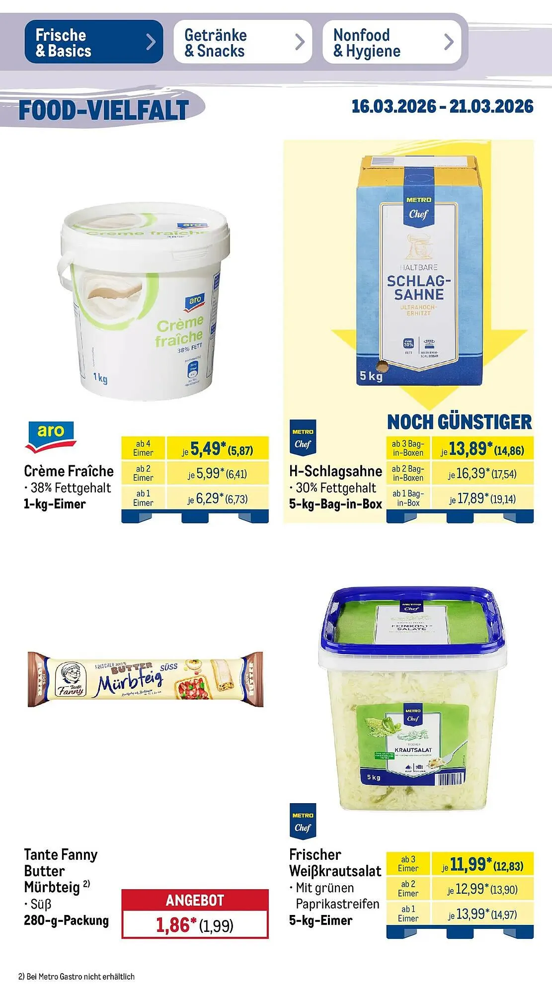 METRO Prospekt von 15. März bis 21. März 2026 - Prospekt seite 19