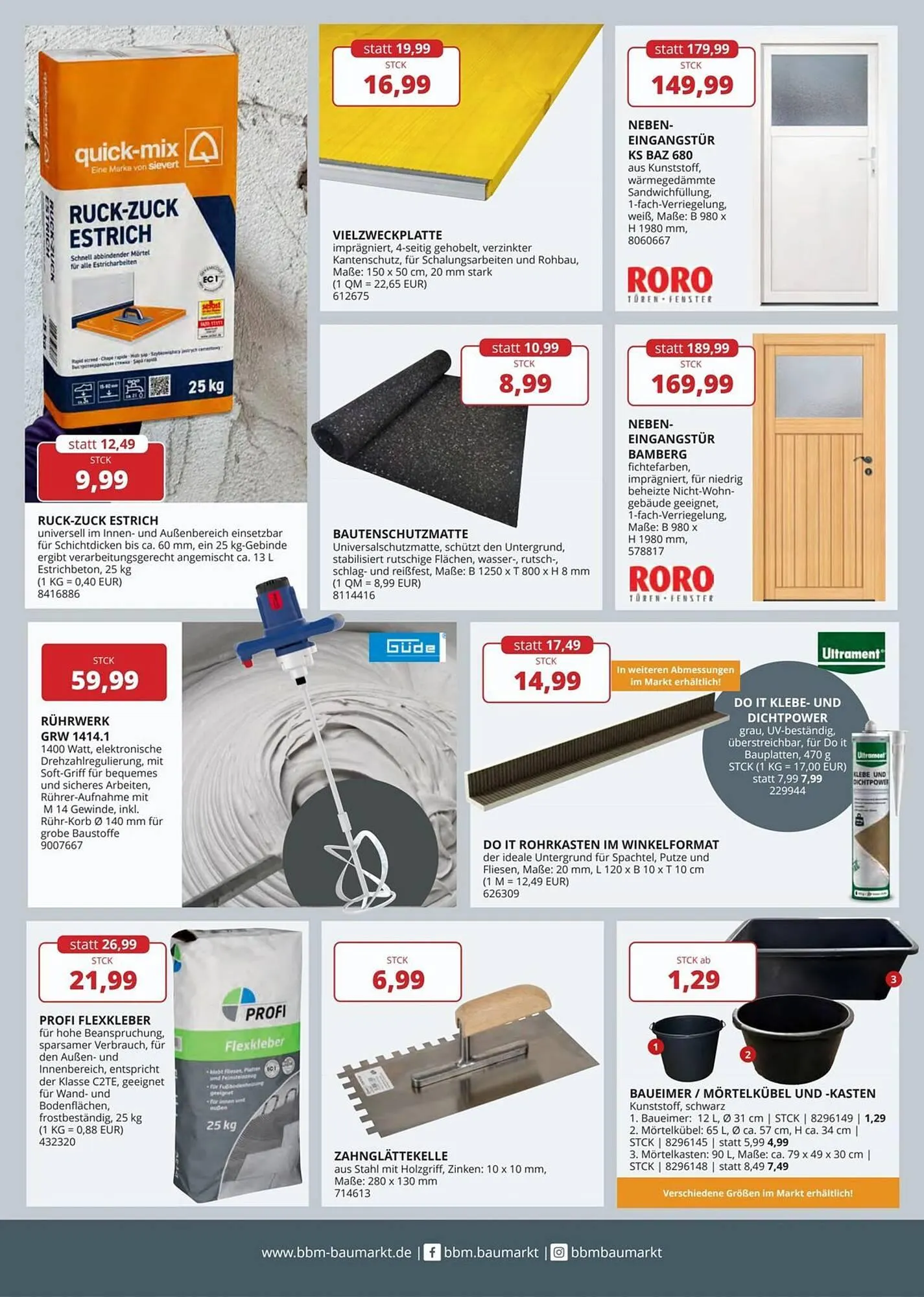 BBM Baumarkt Prospekt von 4. Februar bis 7. Februar 2026 - Prospekt seite 8