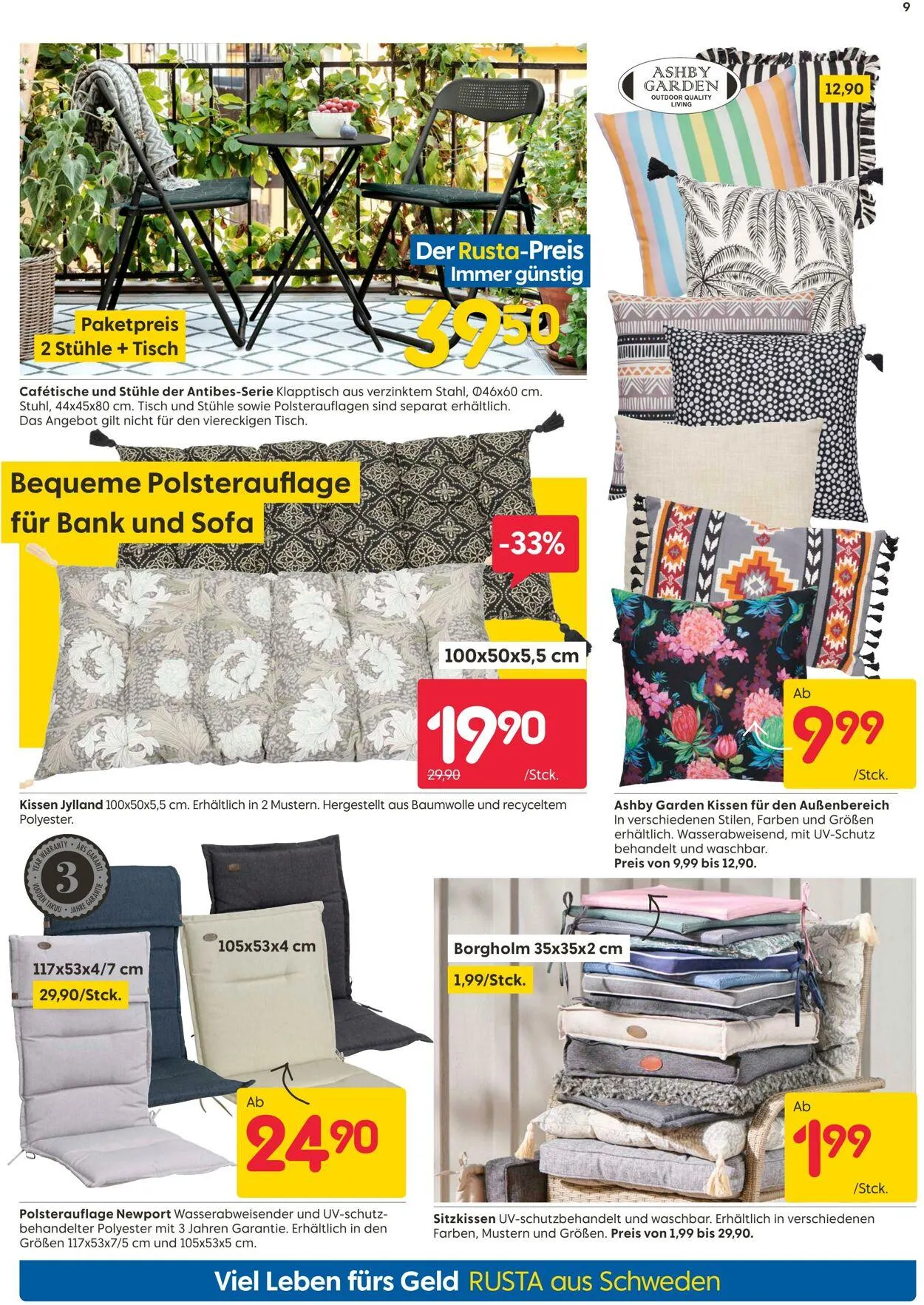 Rusta Aktueller Prospekt von 8. Mai bis 22. Mai 2025 - Prospekt seite 9