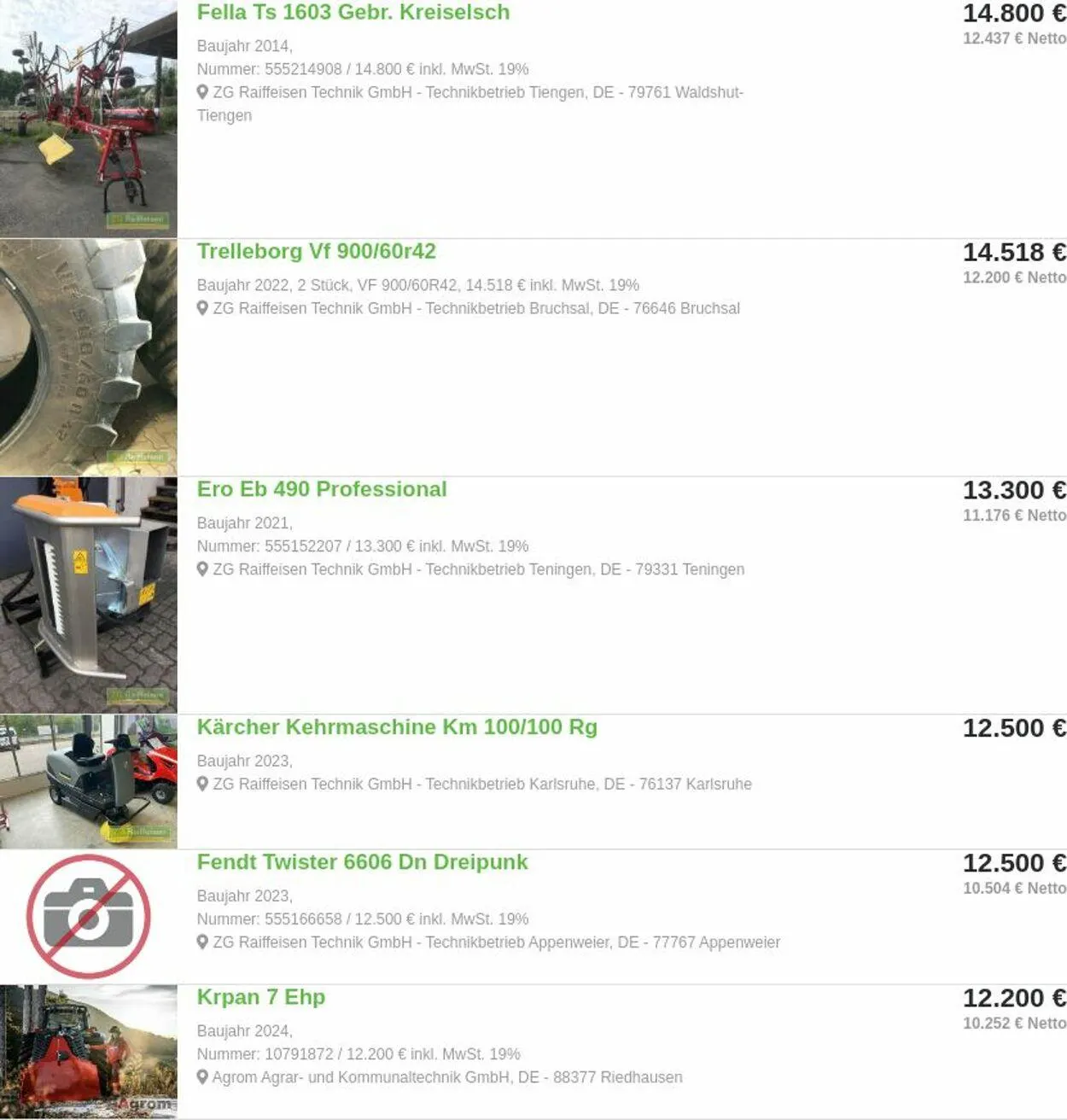 ZG Raiffeisen Aktueller Prospekt von 7. April bis 16. April 2025 - Prospekt seite 20