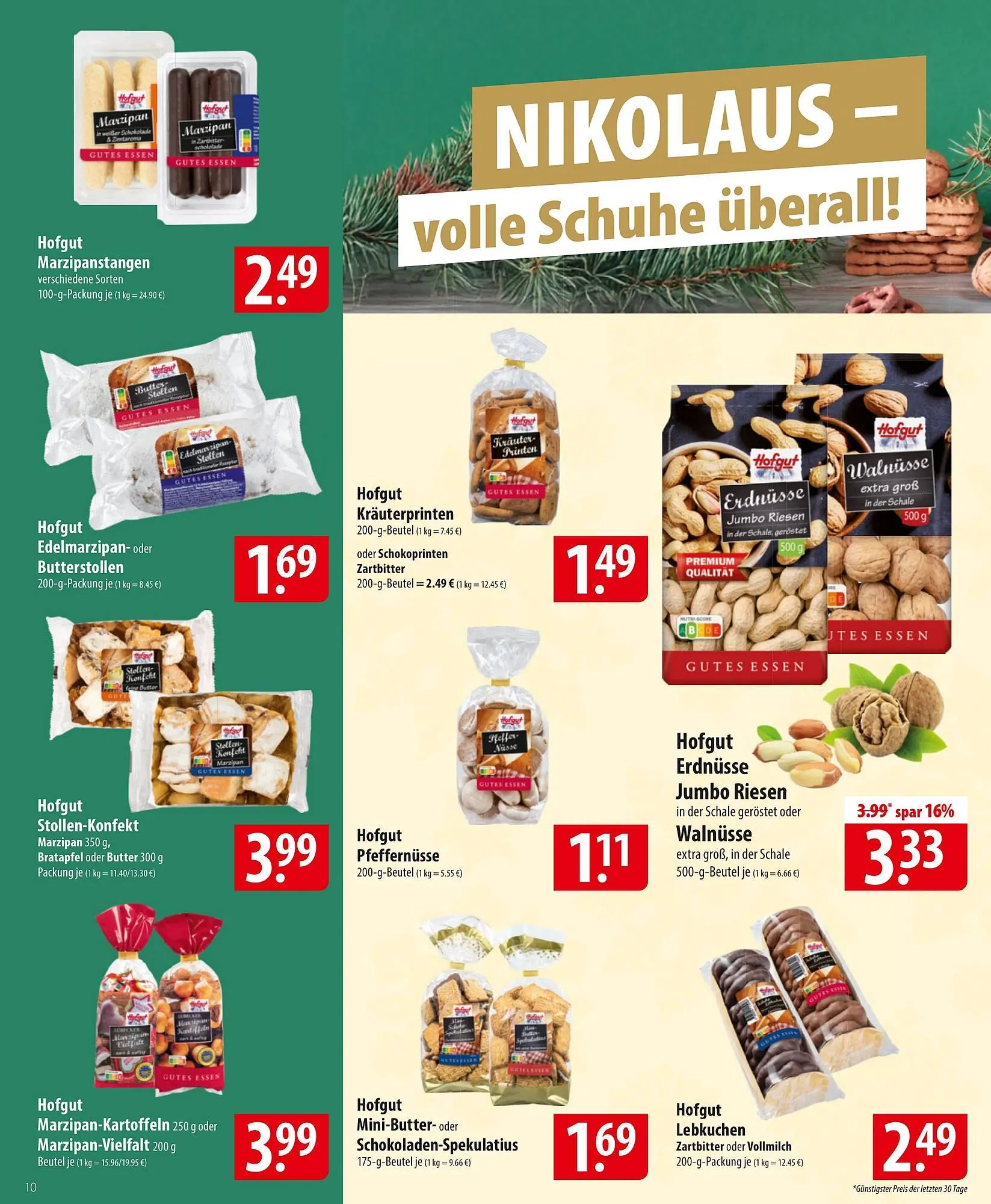 Famila Nord Ost Prospekt von 1. Dezember bis 6. Dezember 2025 - Prospekt seite 10