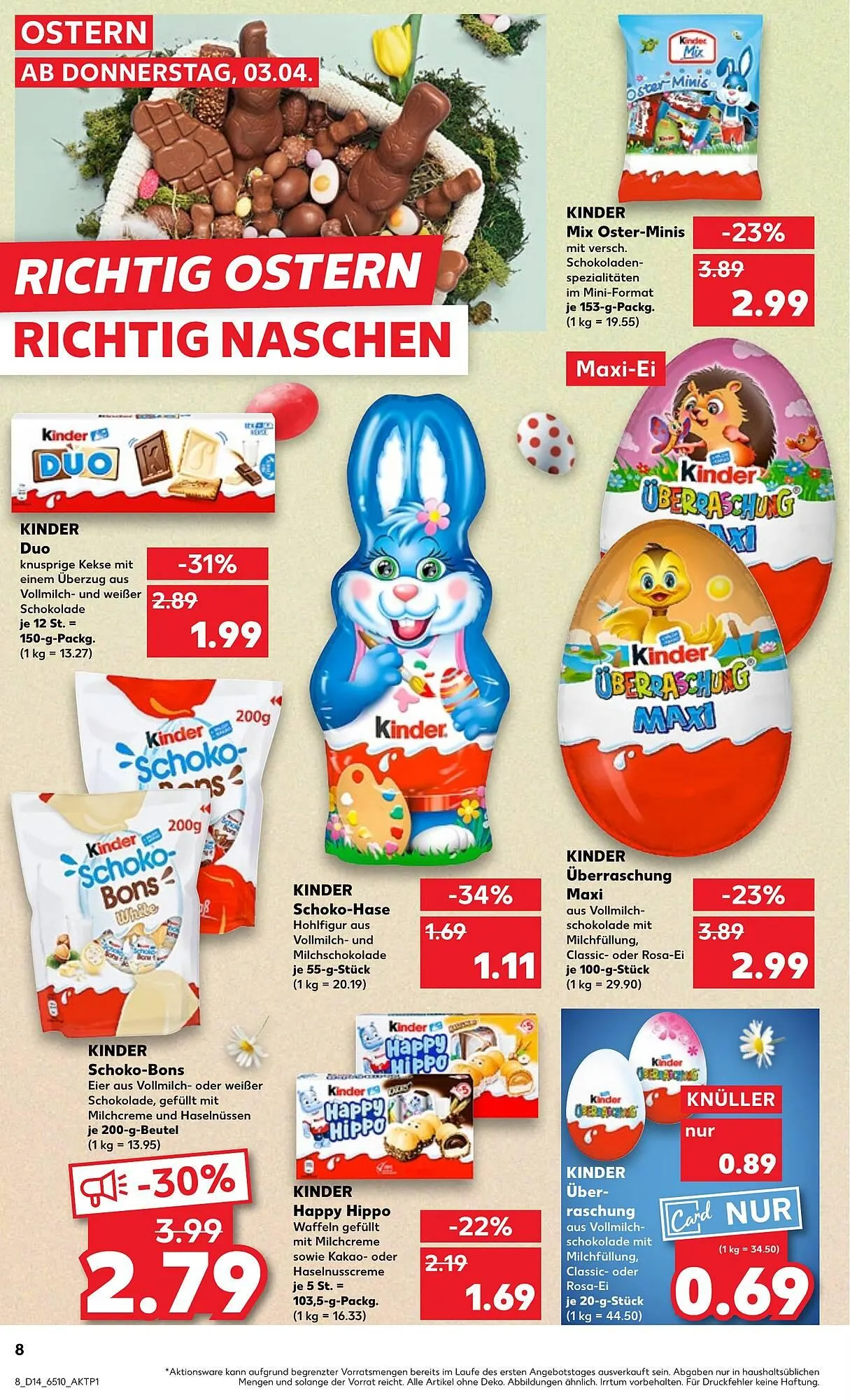 Kaufland Prospekt von 3. April bis 9. April 2025 - Prospekt seite 8