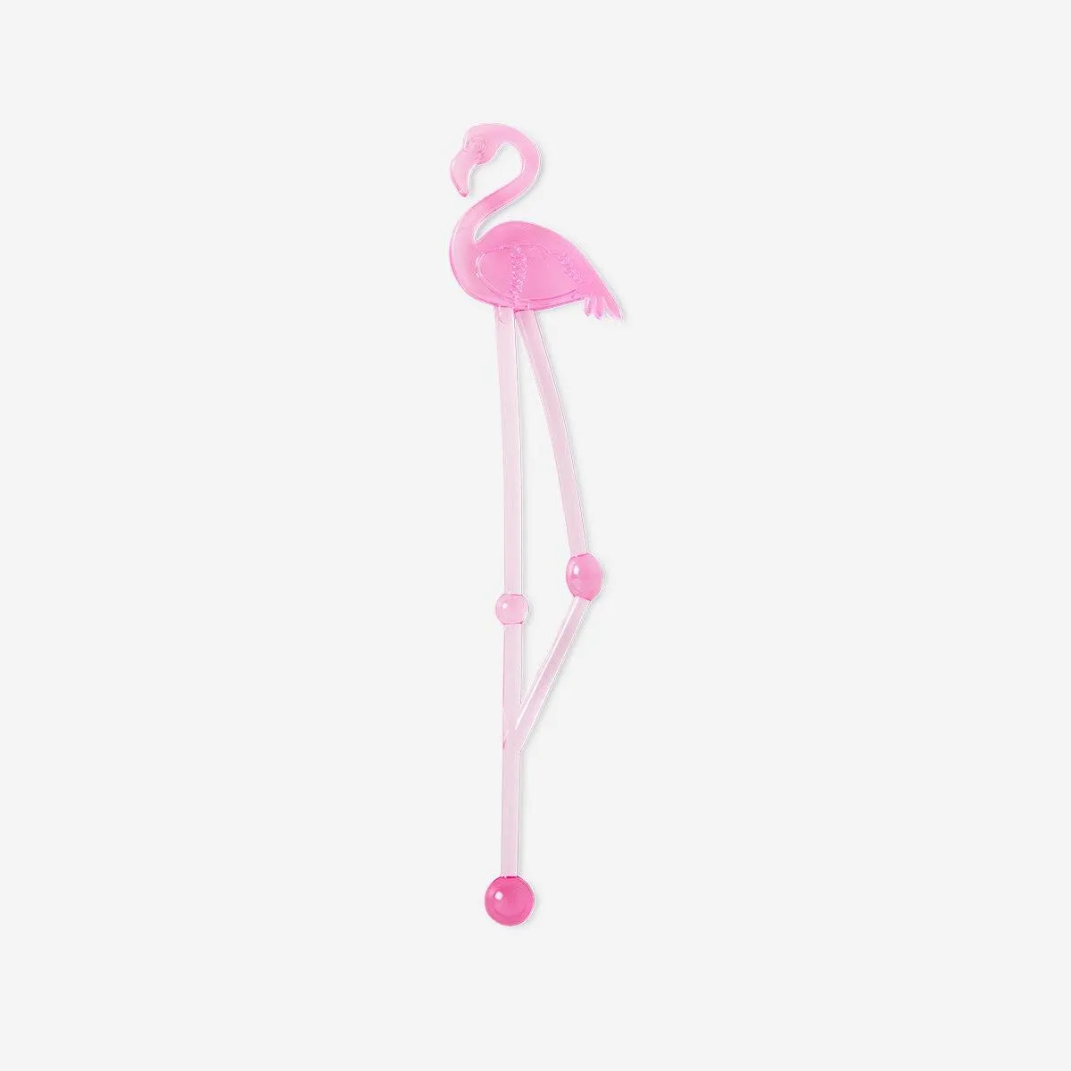 Flamingo drink stirrers. 4 pcs