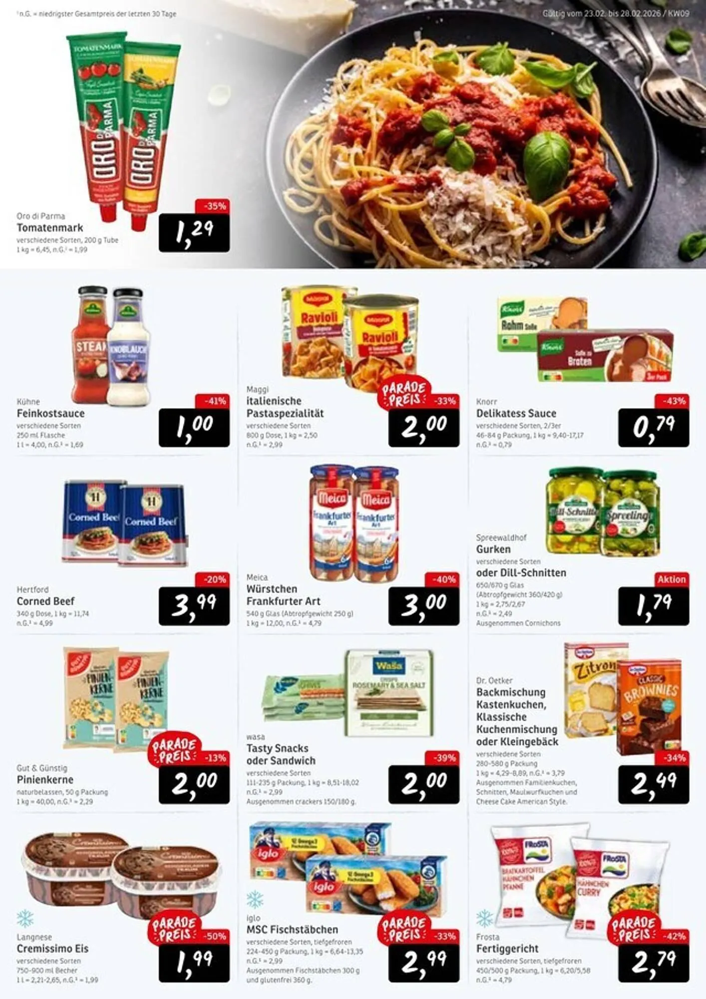 KONSUM Prospekt von 23. Februar bis 28. Februar 2026 - Prospekt seite 9