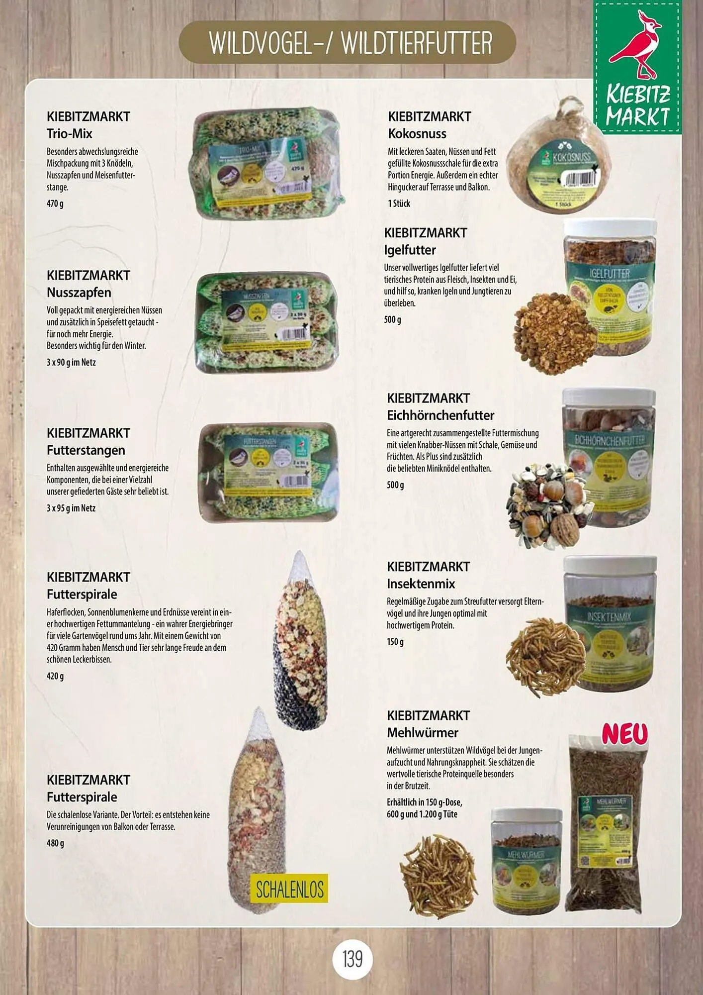 Kiebitzmarkt Prospekt von 16. April bis 31. August 2025 - Prospekt seite 139