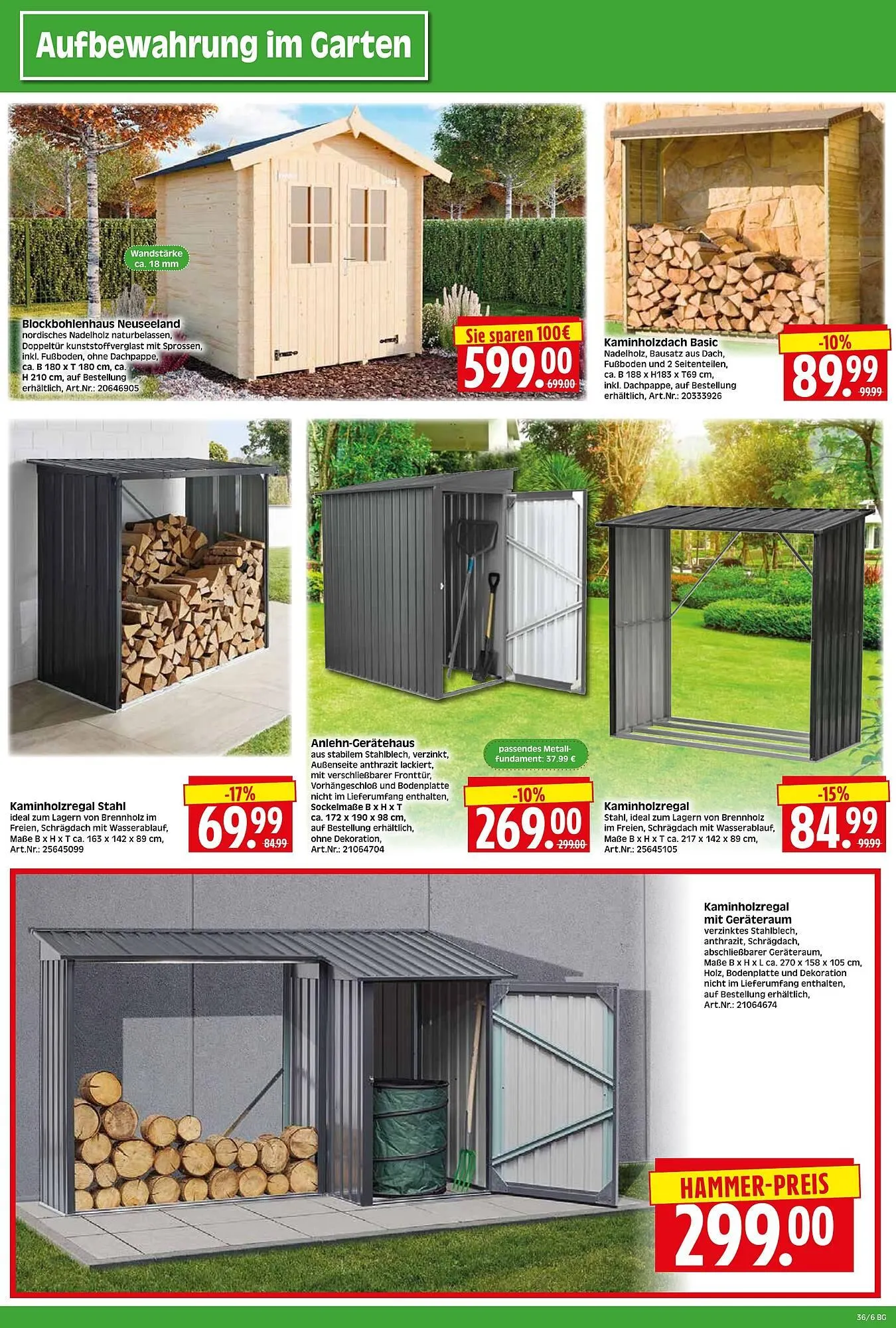 Herkules Baumarkt Prospekt von 1. September bis 6. September 2025 - Prospekt seite 6