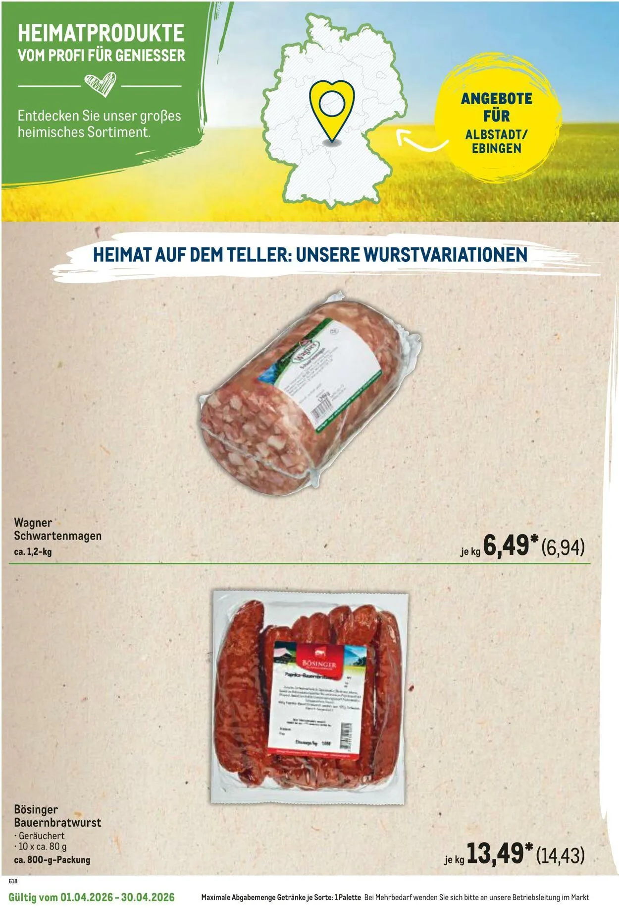 Metro Aktueller Prospekt von 1. April bis 30. April 2026 - Prospekt seite 21