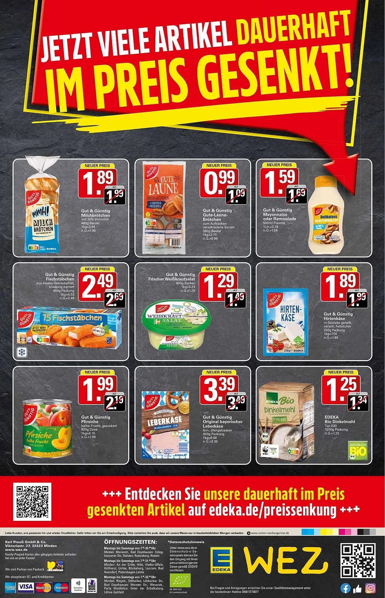 WEZ Prospekt von 16. Juni bis 21. Juni 2025 - Prospekt seite 16