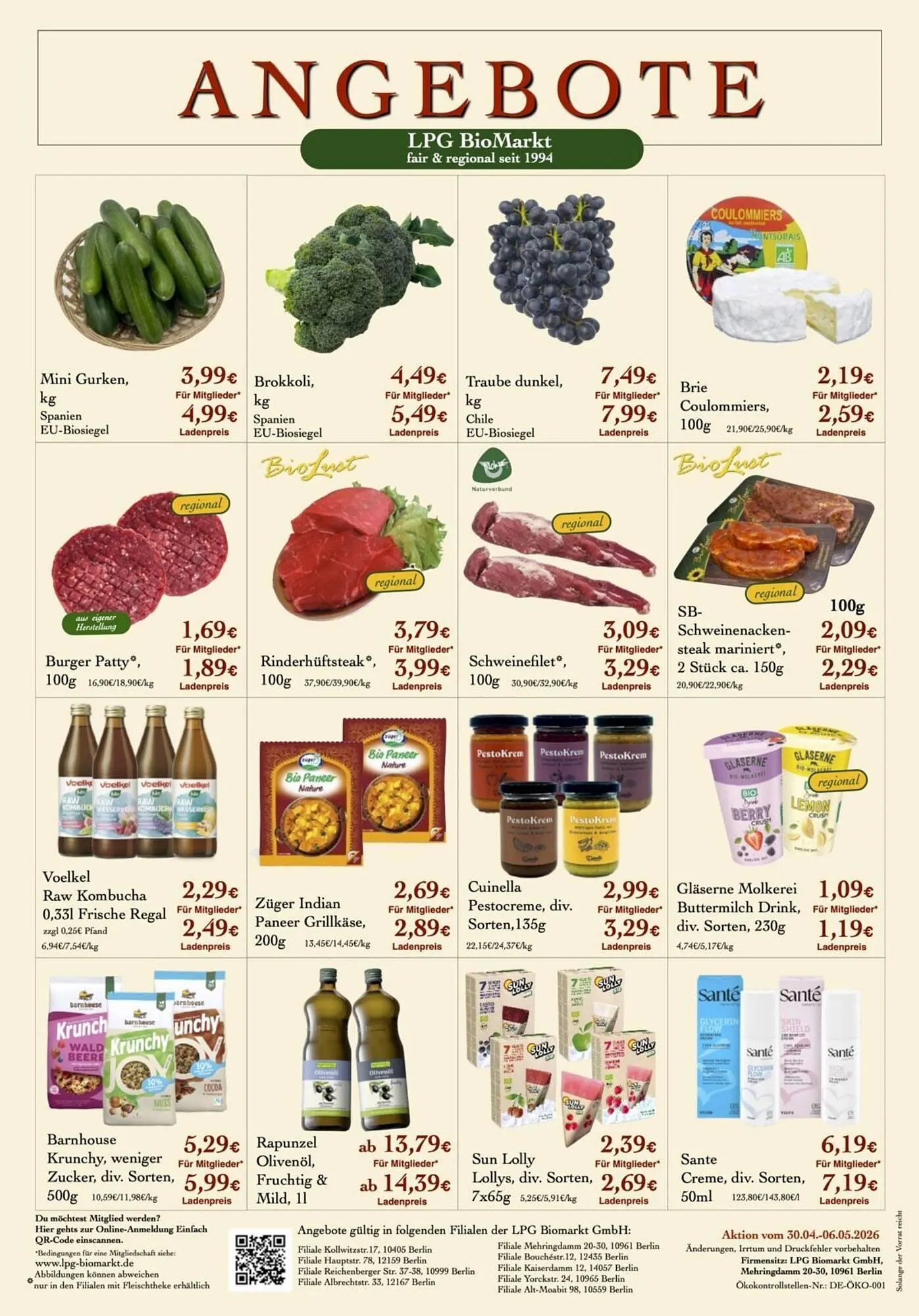 LPG Biomarkt Prospekt von 30. April bis 6. Mai 2026 - Prospekt seite 2