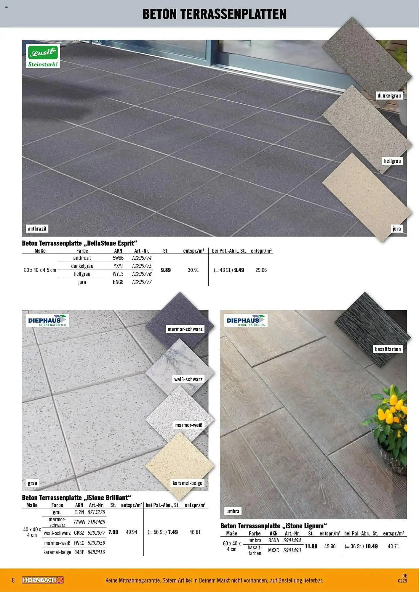 Hornbach Prospekt von 12. Februar bis 31. Dezember 2026 - Prospekt seite 8