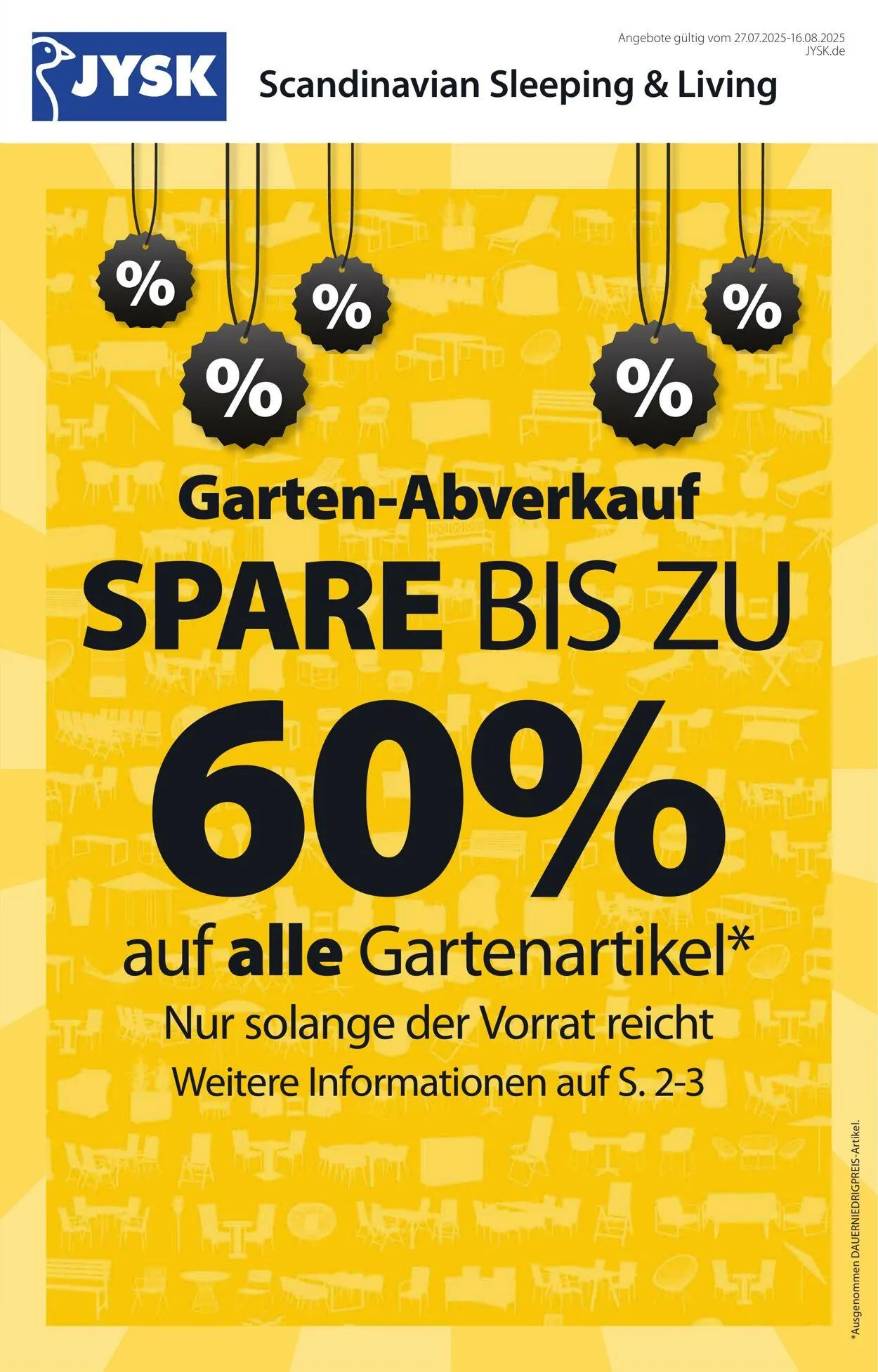JYSK von 28. Juli bis 4. August 2025 - Prospekt seite 2