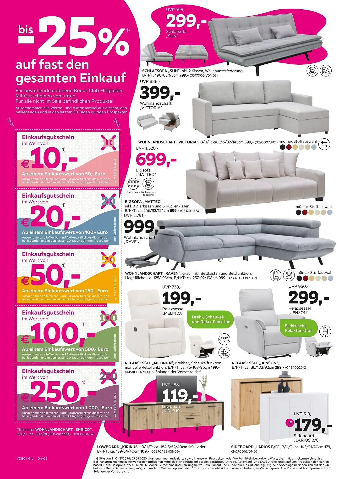 Mömax Prospekt von 19. Januar bis 27. Januar 2026 - Prospekt seite 4