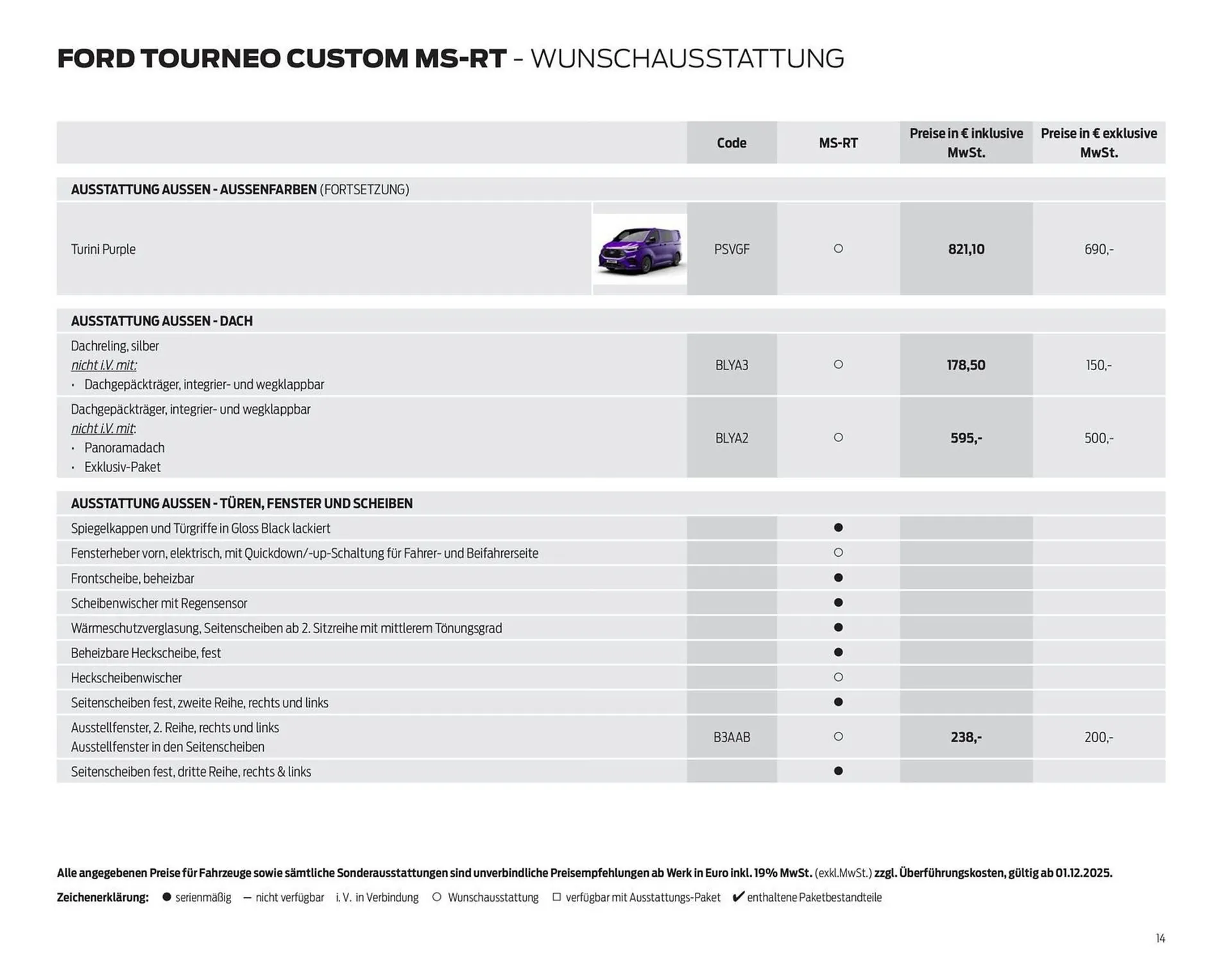 Ford Prospekt von 10. Dezember bis 31. Dezember 2025 - Prospekt seite 14