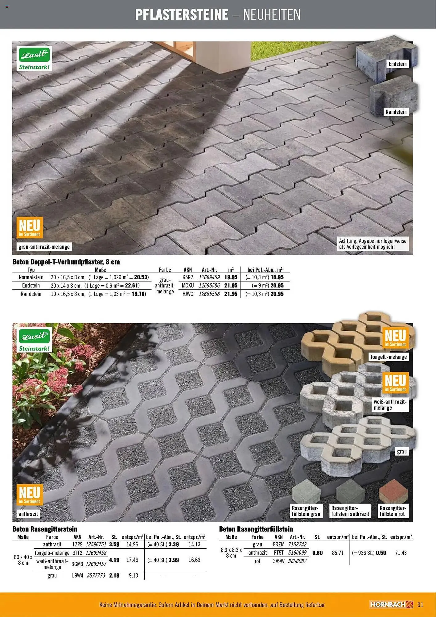 Hornbach Prospekt von 12. Februar bis 31. Dezember 2026 - Prospekt seite 31