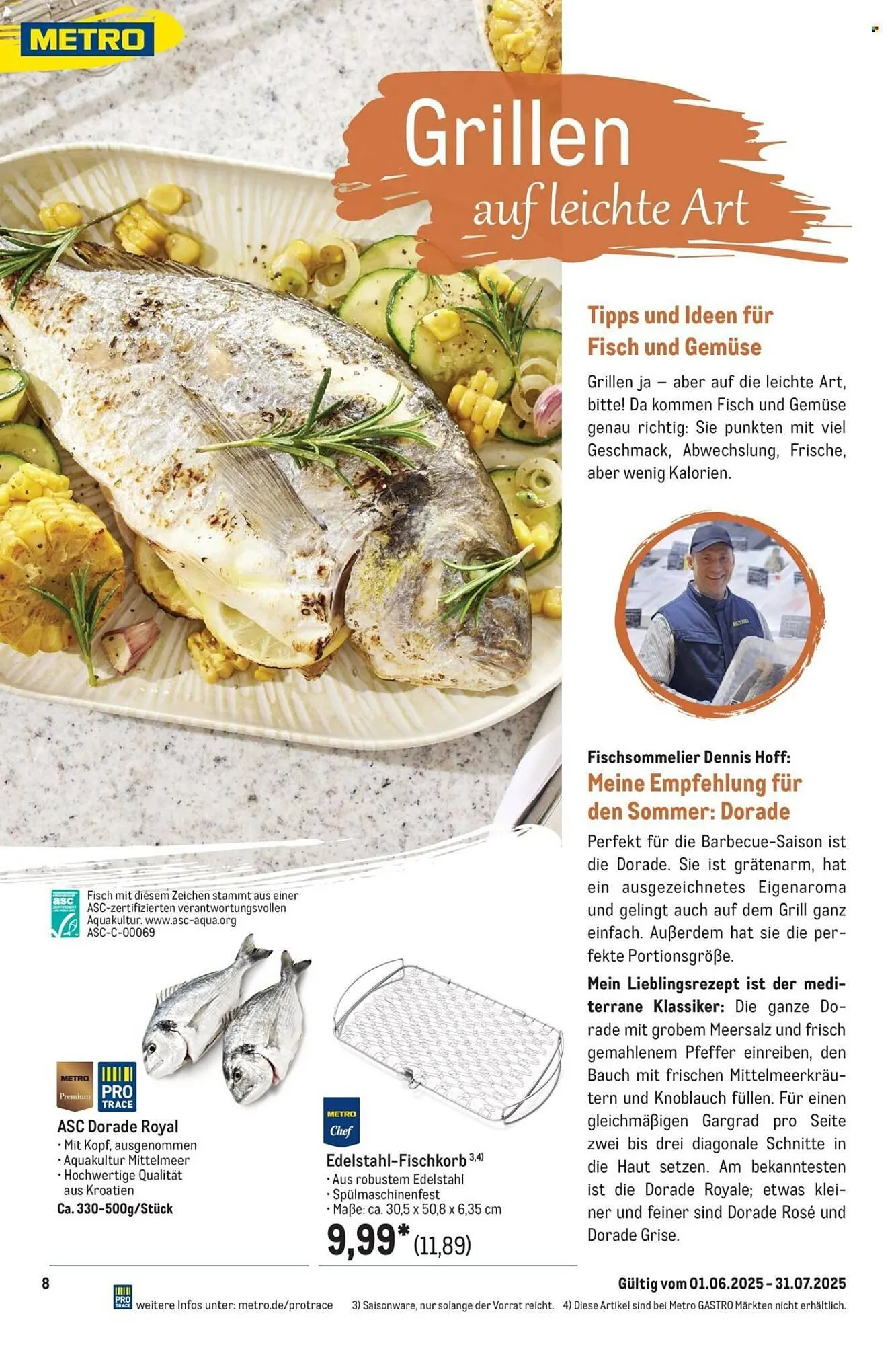 METRO Prospekt von 1. Juni bis 31. Juli 2025 - Prospekt seite 8
