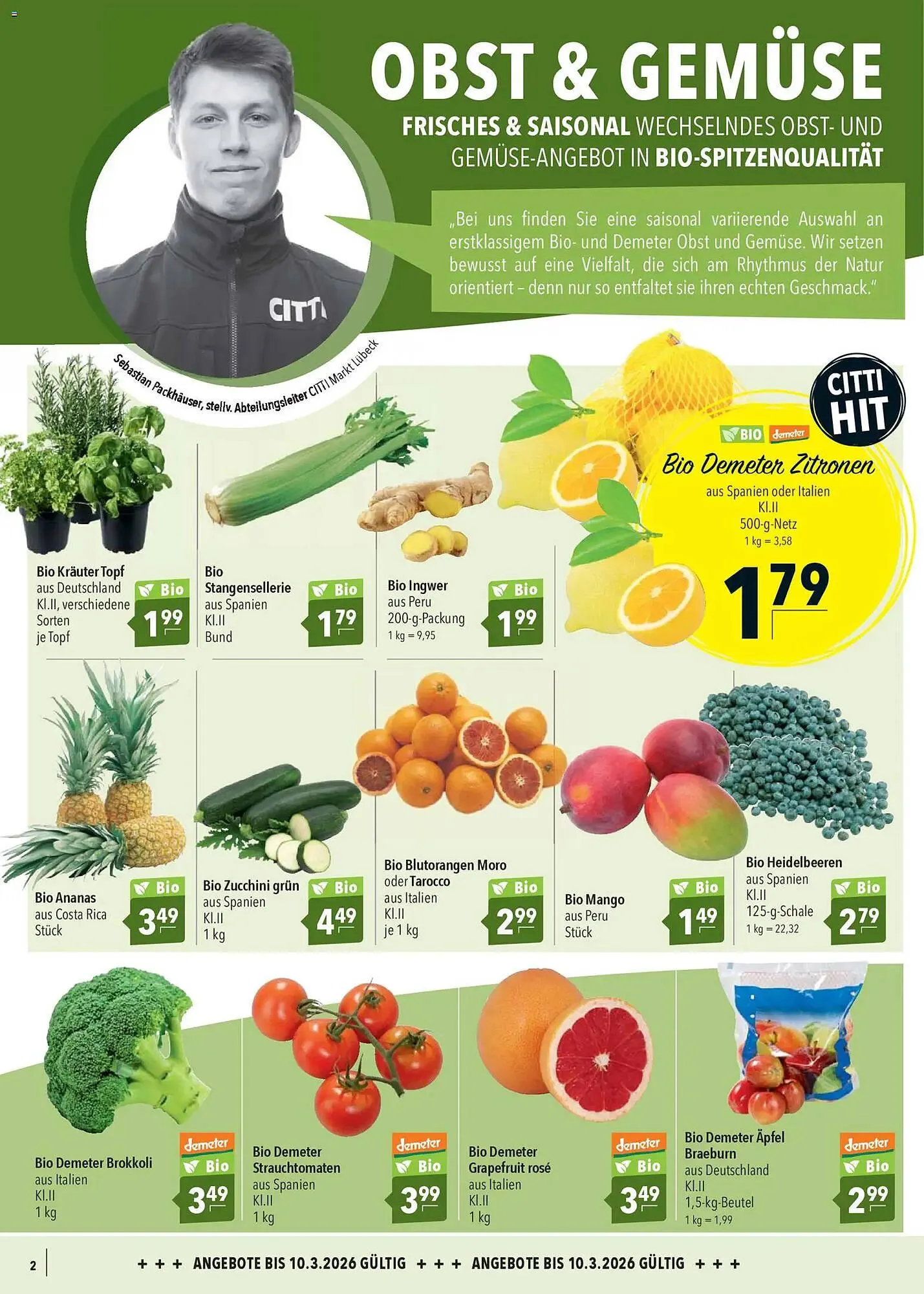 CITTI Markt Prospekt von 25. Februar bis 10. März 2026 - Prospekt seite 2