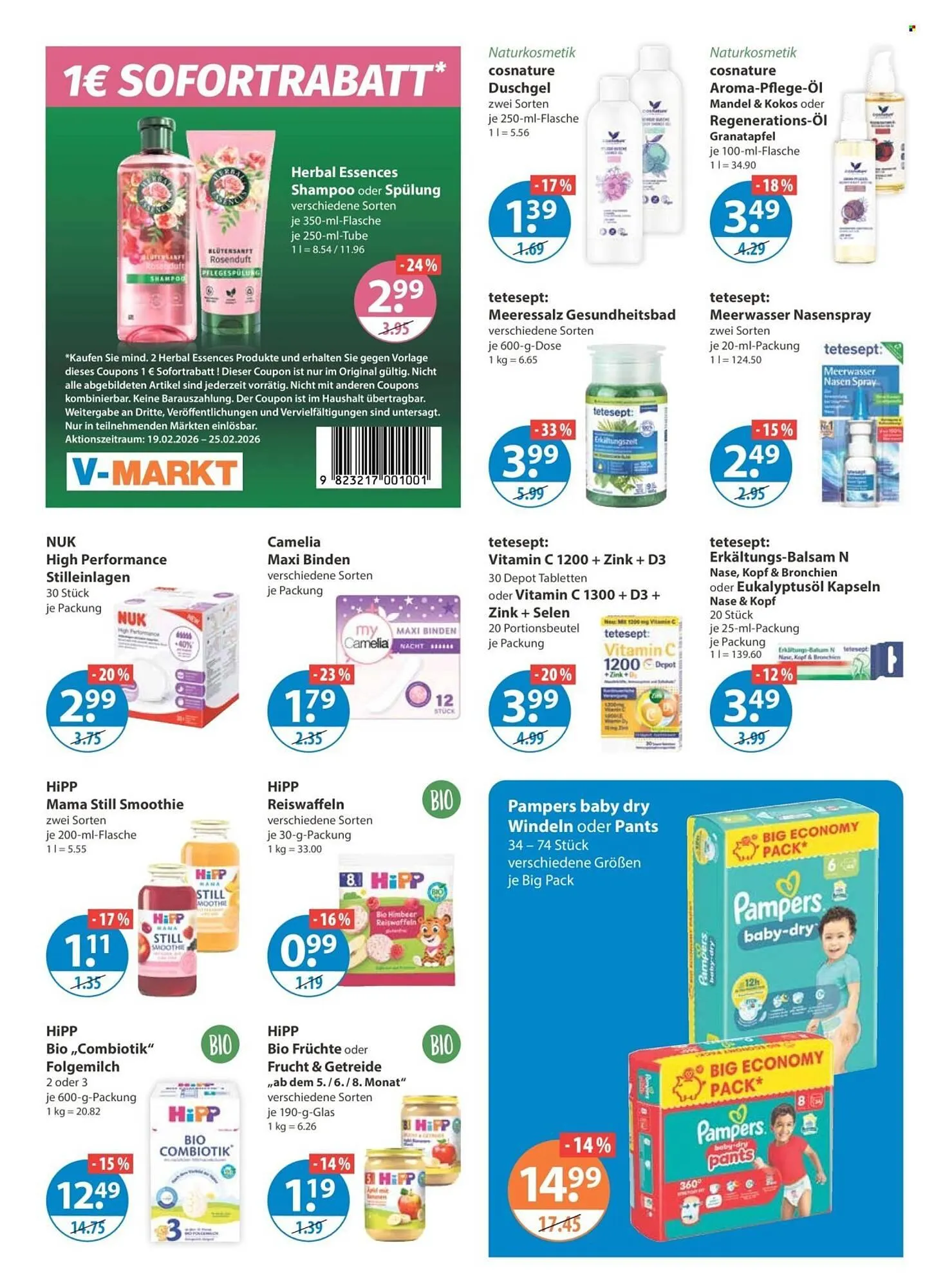 V Markt Prospekt von 19. Februar bis 25. Februar 2026 - Prospekt seite 12