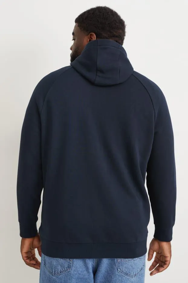 Zip-through hoodie
